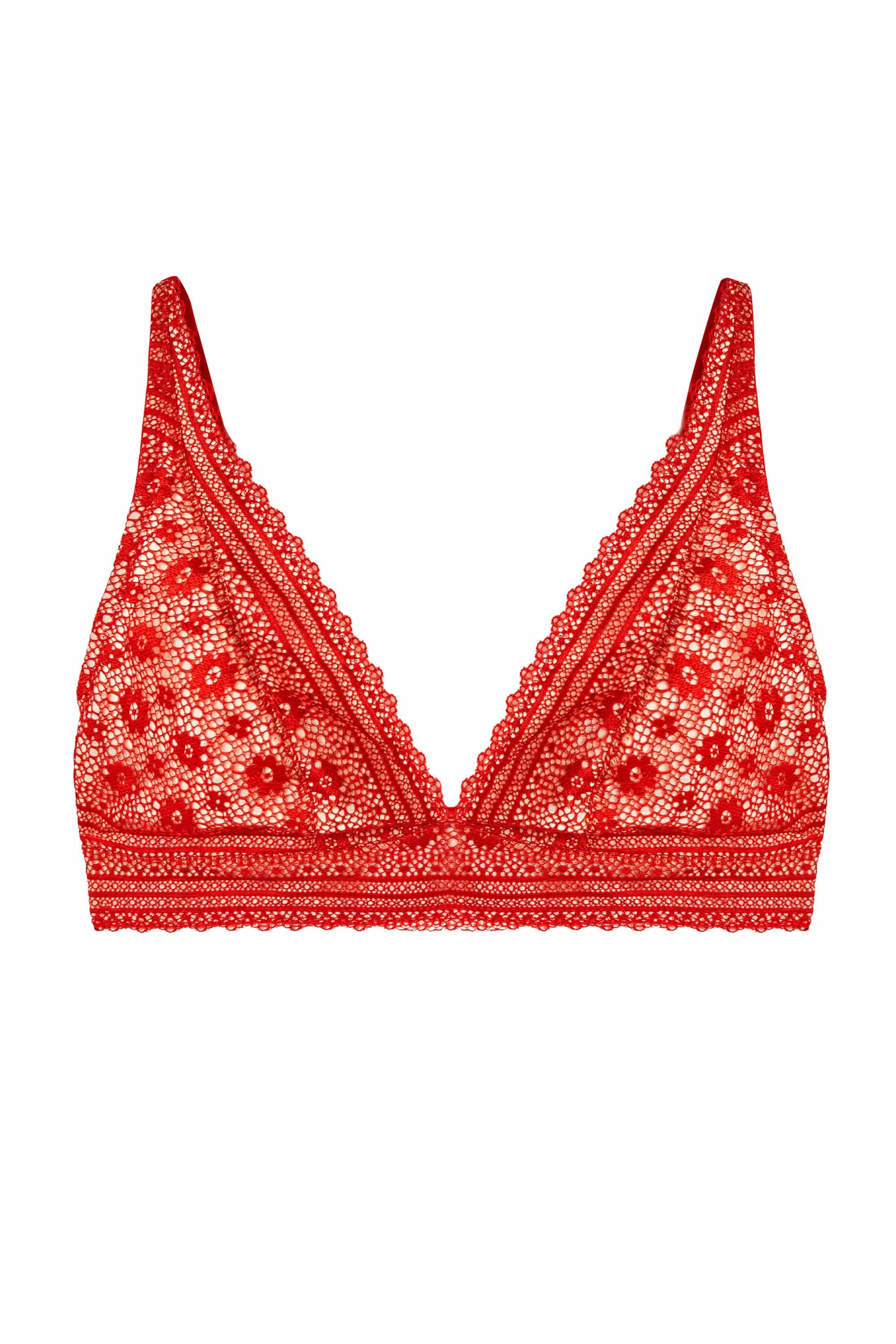 Maia Red Lace Bralette - Image 10