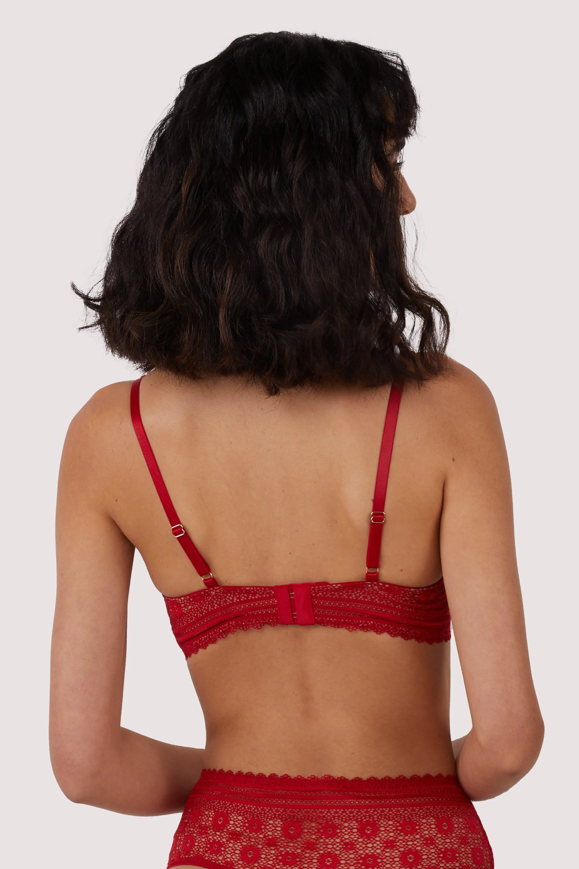 Maia Red Lace Bralette - Image 5