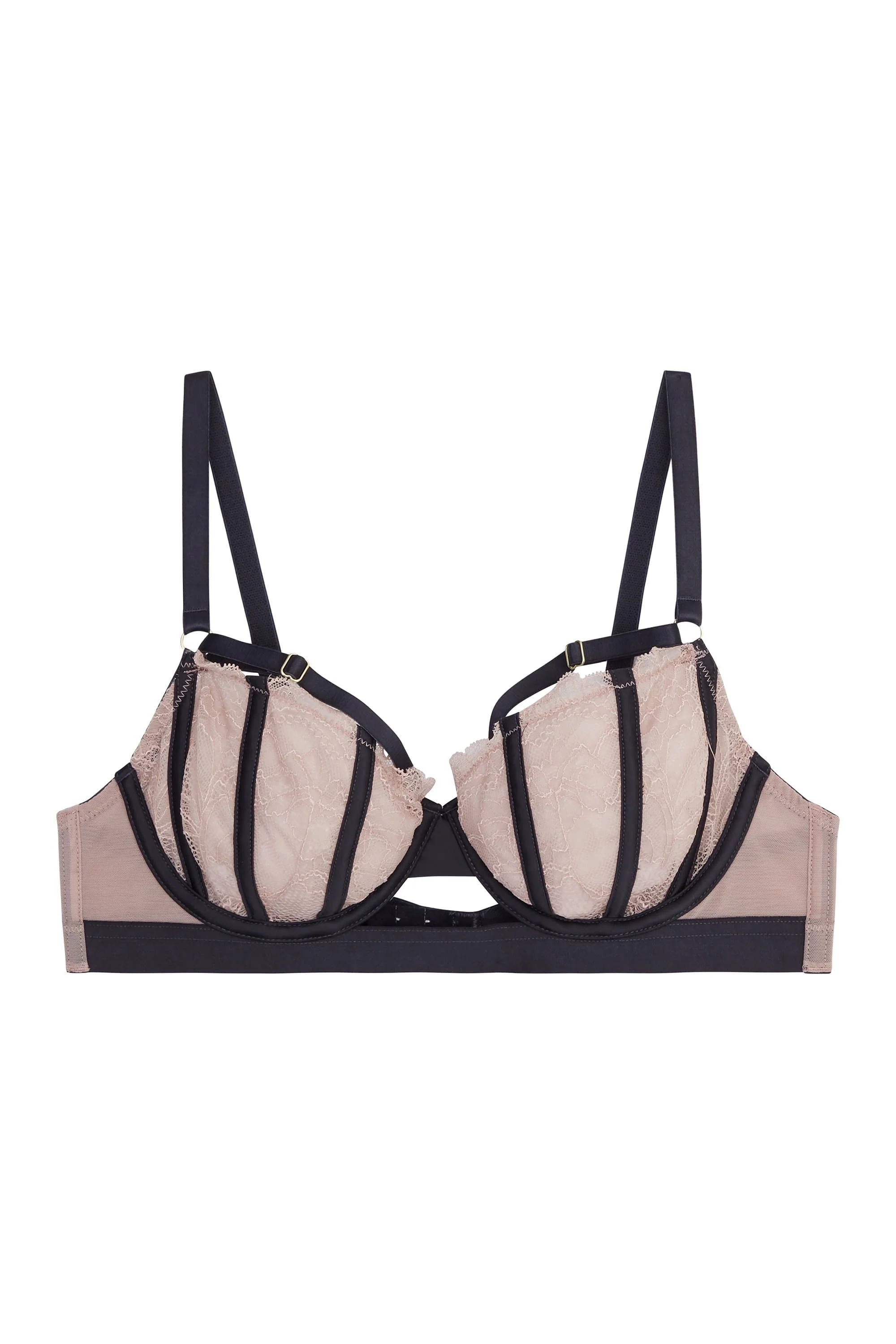 Celestina Satin Binding Lace Bra - Image 4