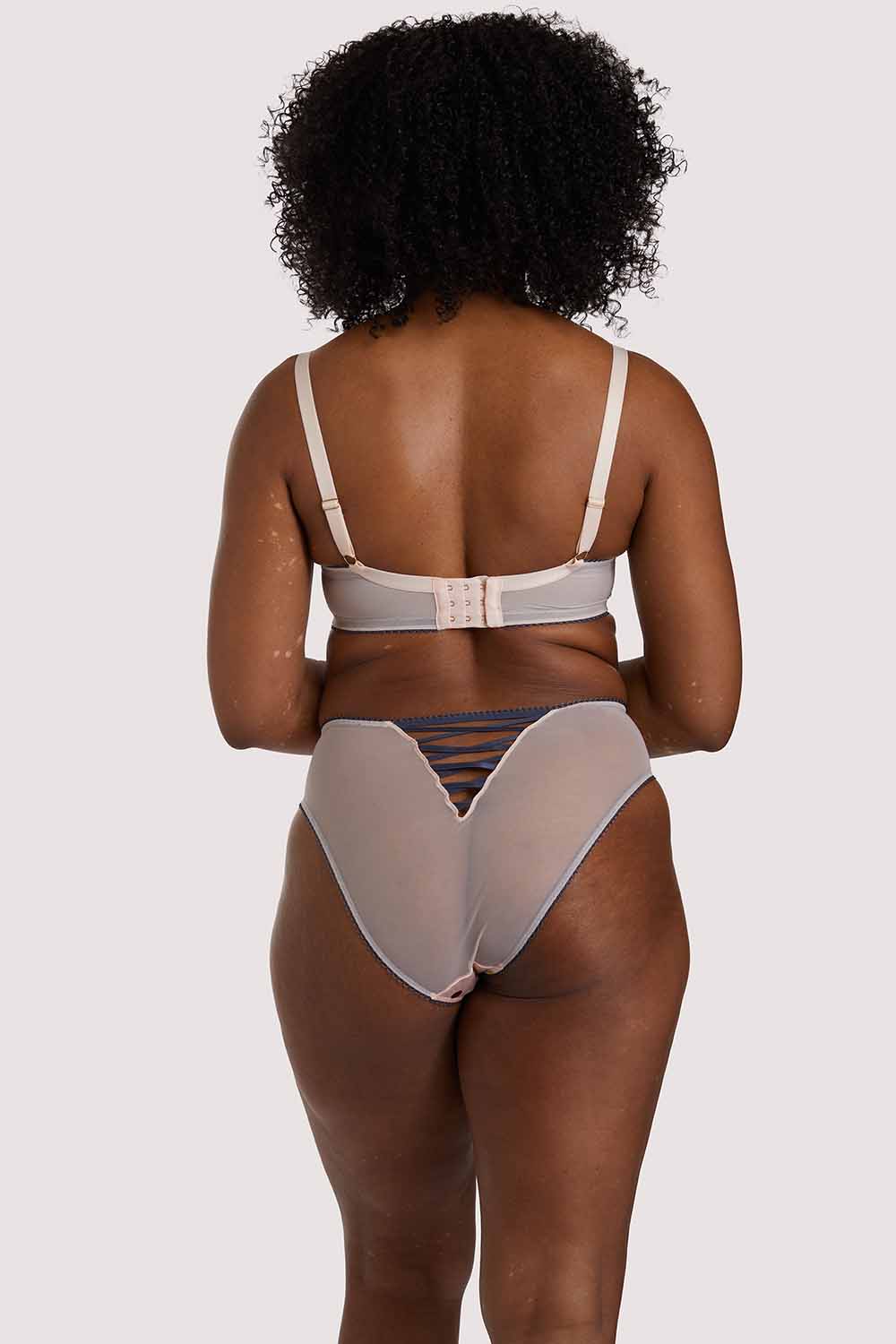 x PP Rowswell Polka Dot Peach Bra - Image 14