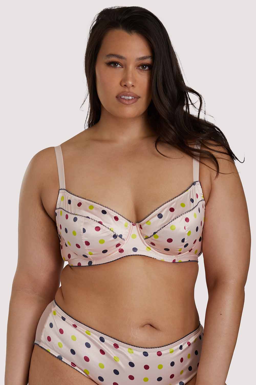x PP Rowswell Polka Dot Peach Bra - Image 17