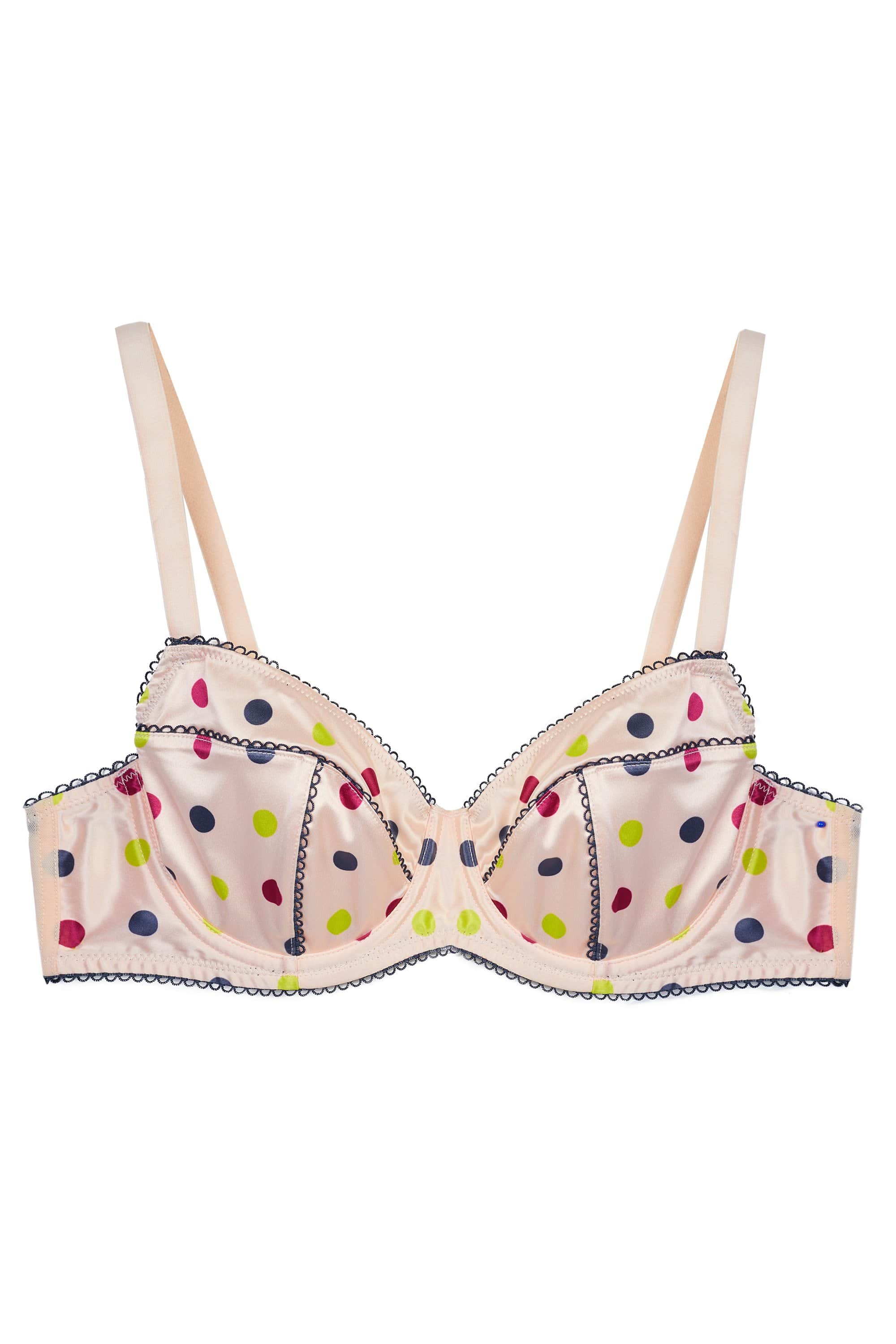 x PP Rowswell Polka Dot Peach Bra - Image 20