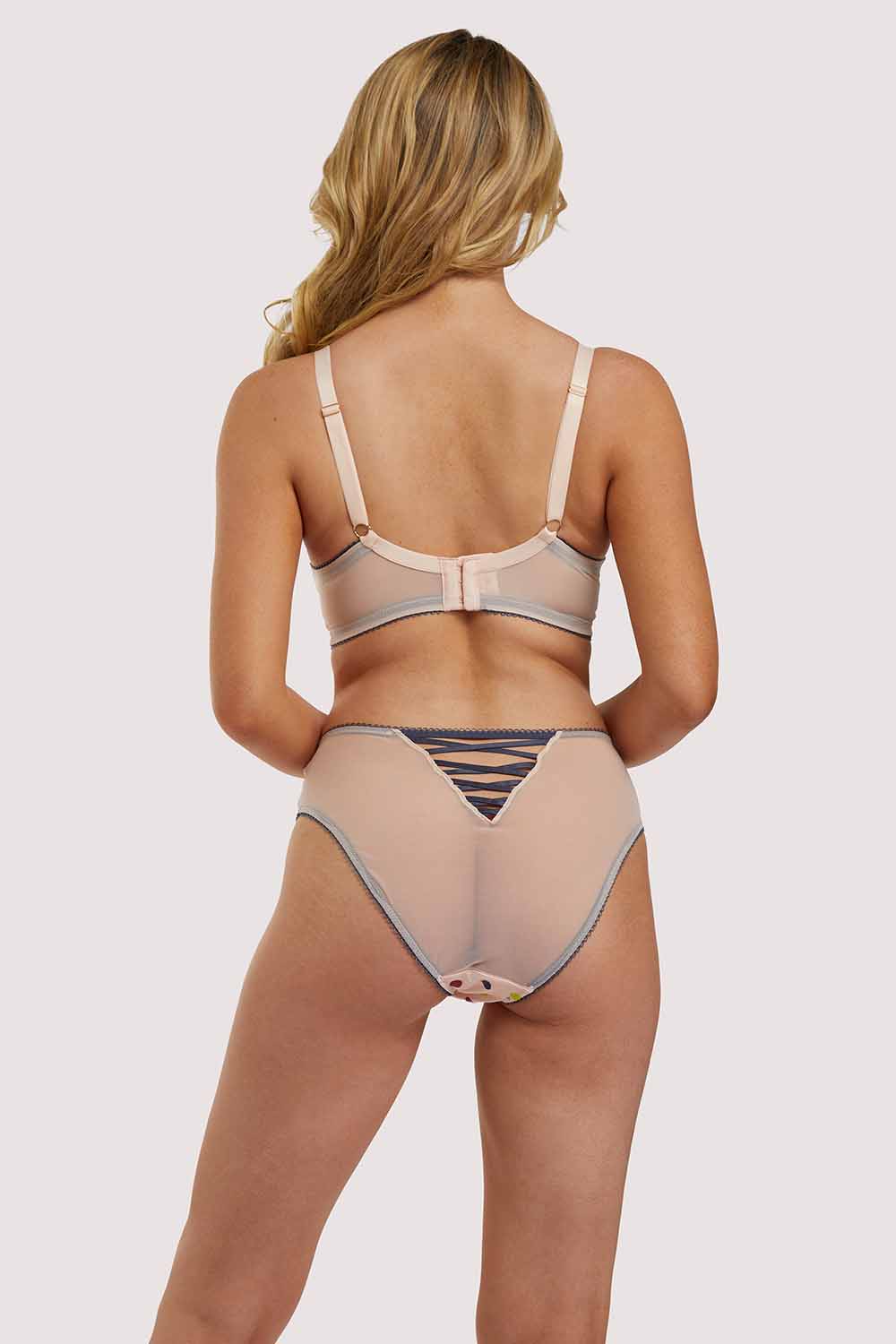 x PP Rowswell Polka Dot Peach Bra - Image 7