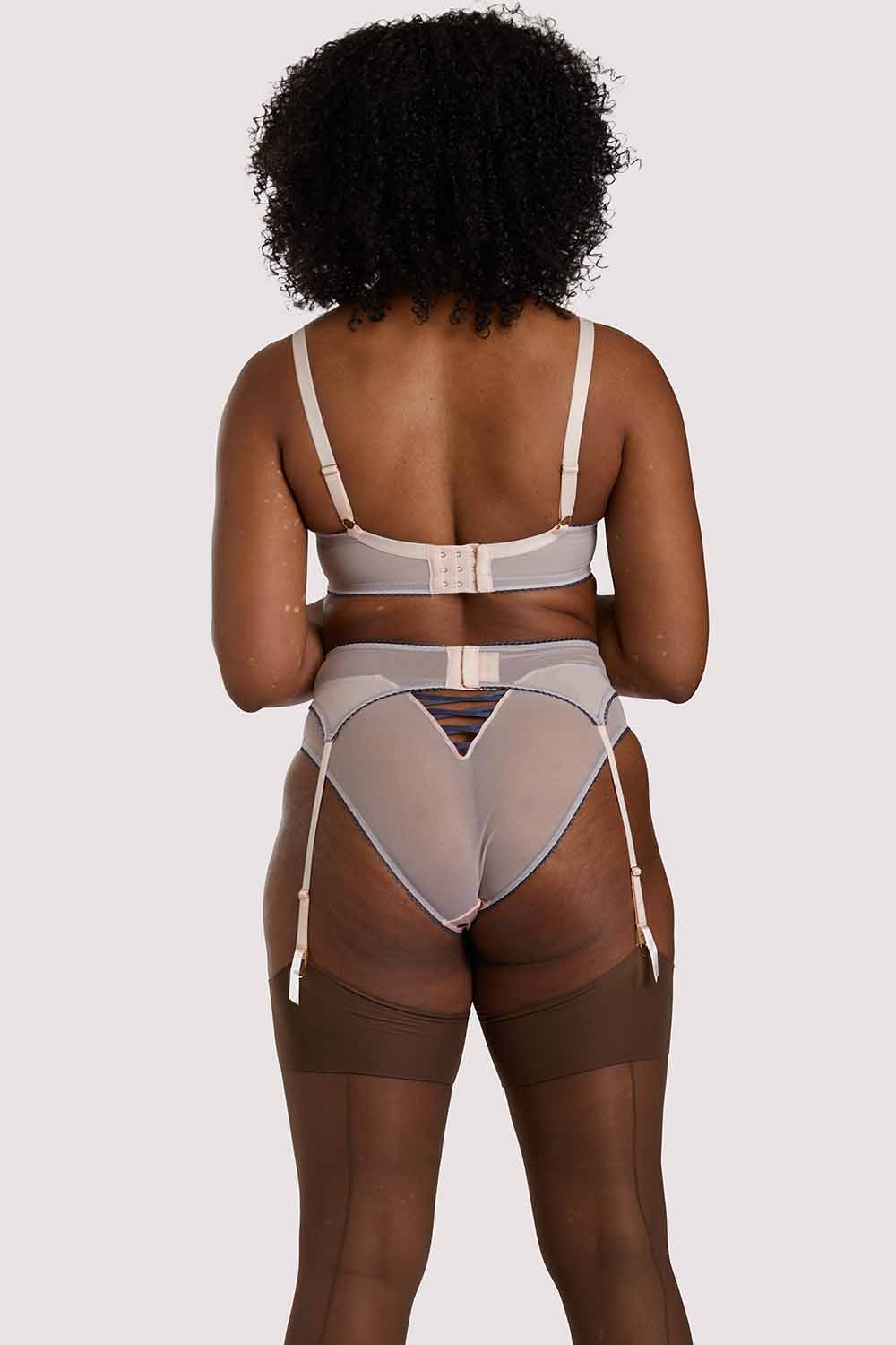 x PP Rowswell  polka Dot Peach Suspender - Image 7