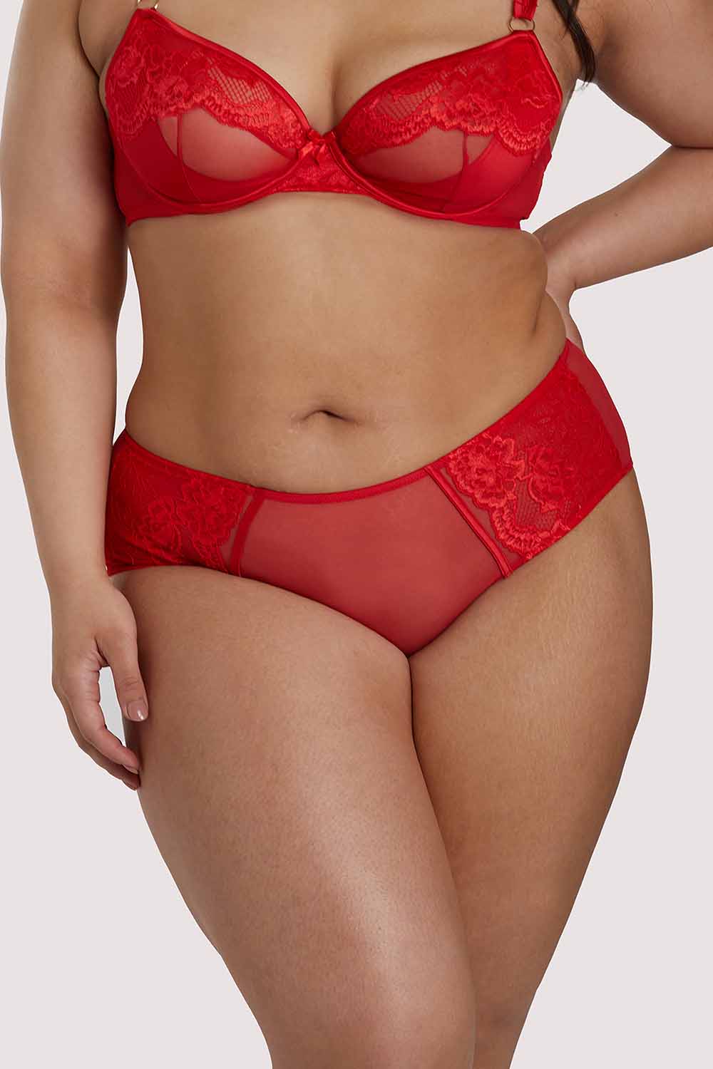 x PP Leona Red Highwaist Brief - Image 2