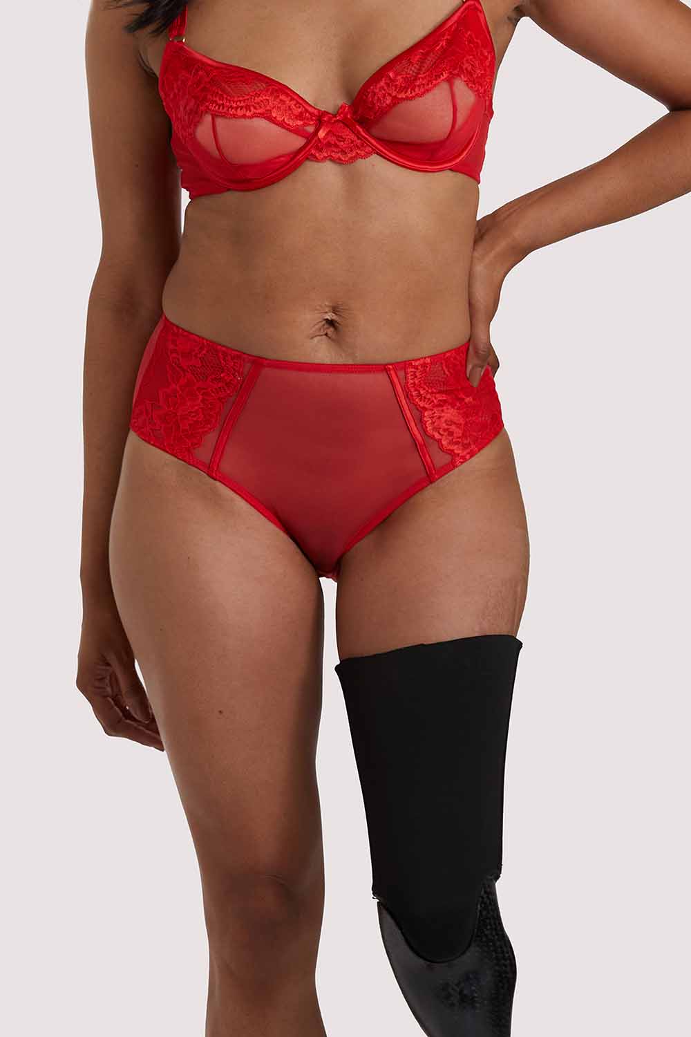 x PP Leona Red Highwaist Brief - Image 3