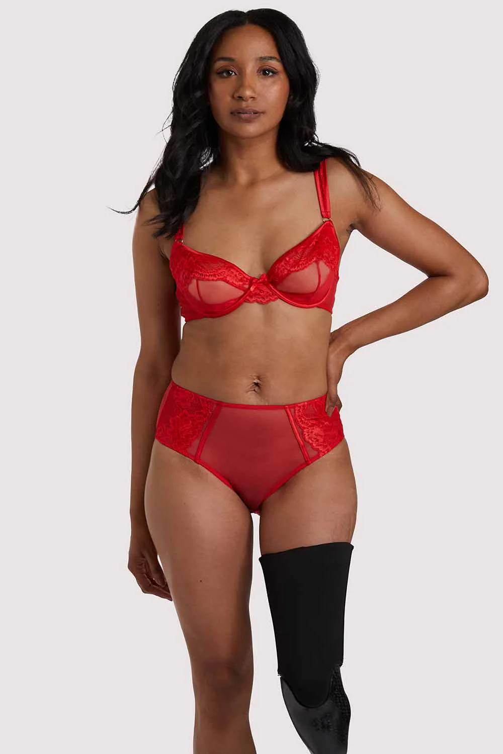 x PP Leona Red Highwaist Brief - Image 4