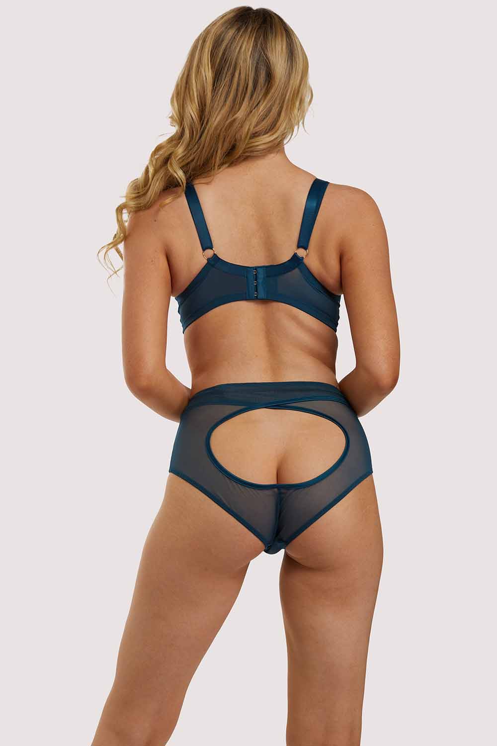 x PP Firenza Strappy Teal Bra - Image 8