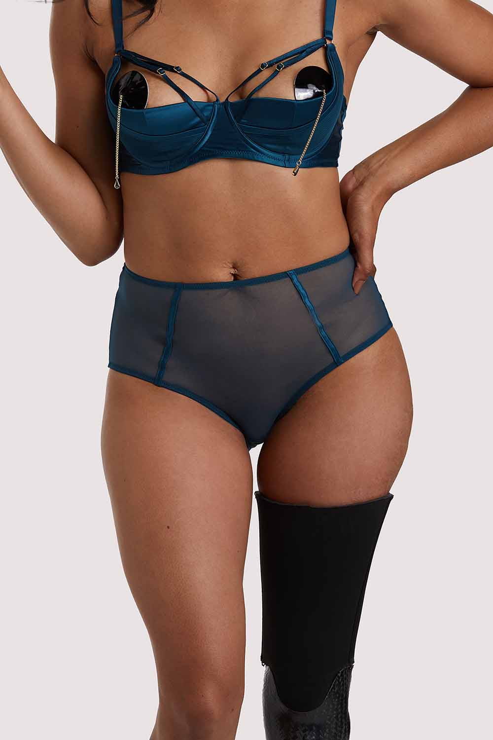 x PP Firenza Open Back Teal Brief - Image 8