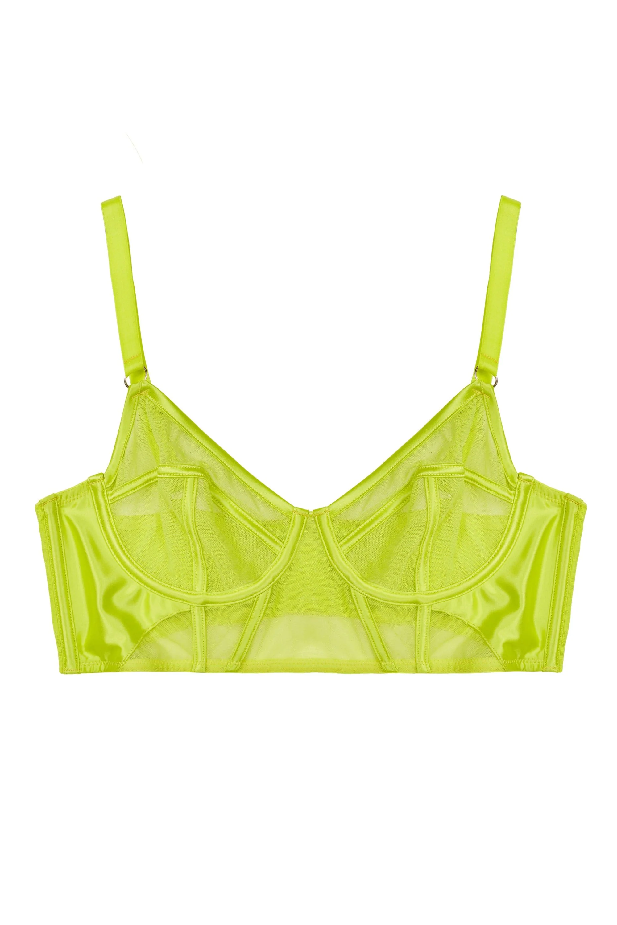 x PP Nahli Longline Lime Bra - Image 21