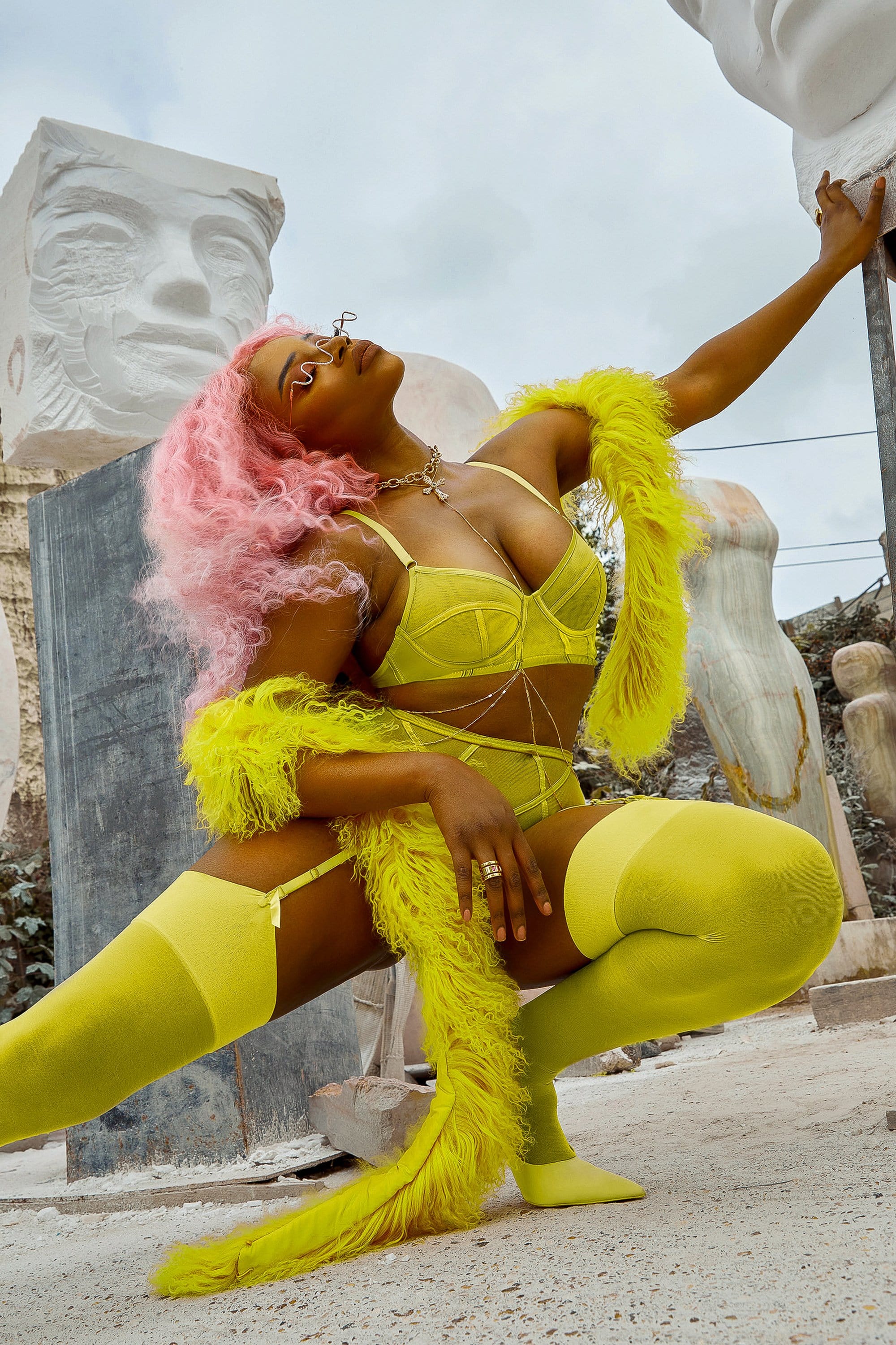 x PP Nahli Longline Lime Bra - Image 3