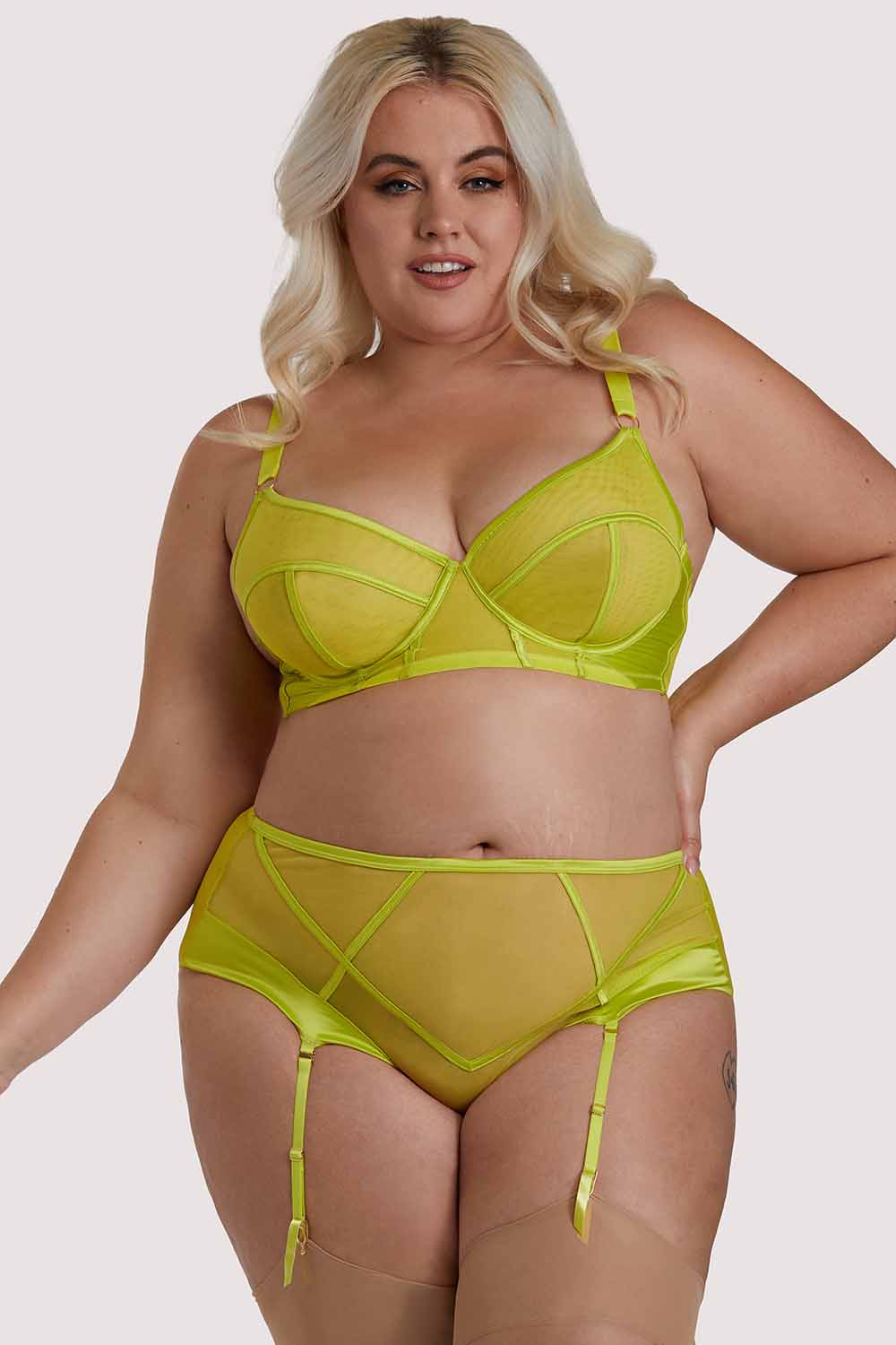 x PP Nahli Longline Lime Bra - Image 7