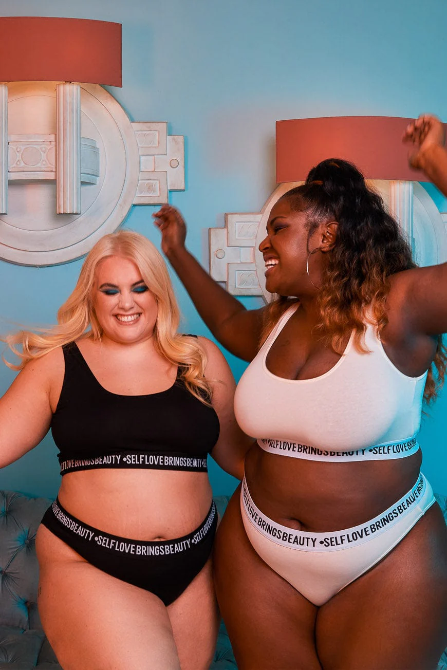 Self Love Black Crop Top - Image 2