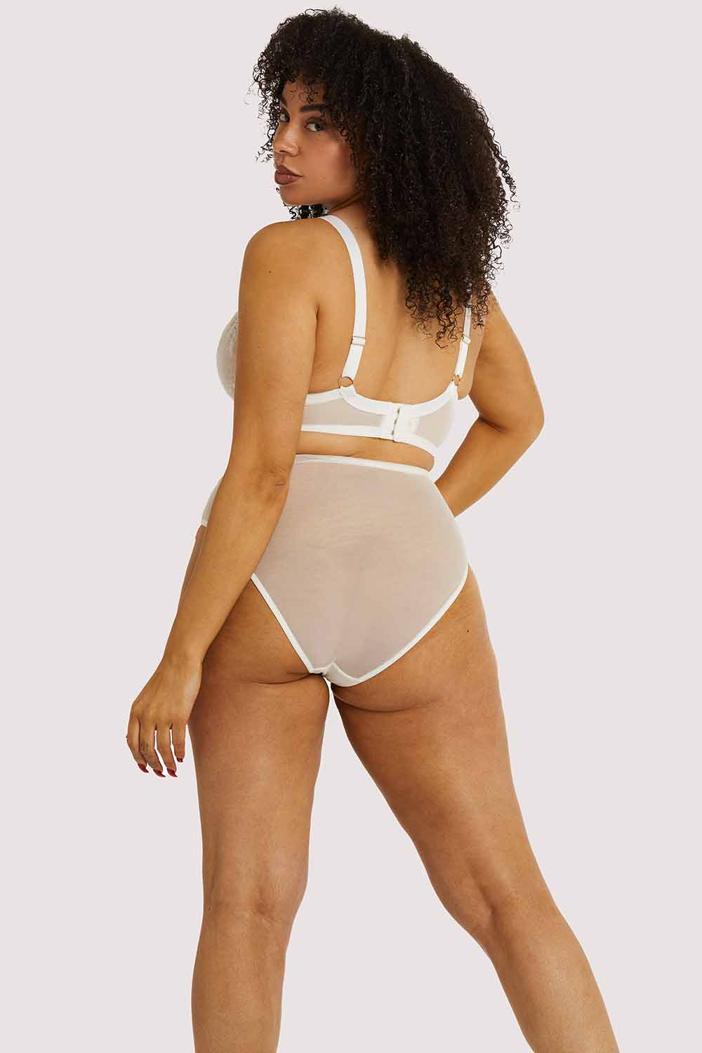 Leslie White High Apex Bra - Image 3