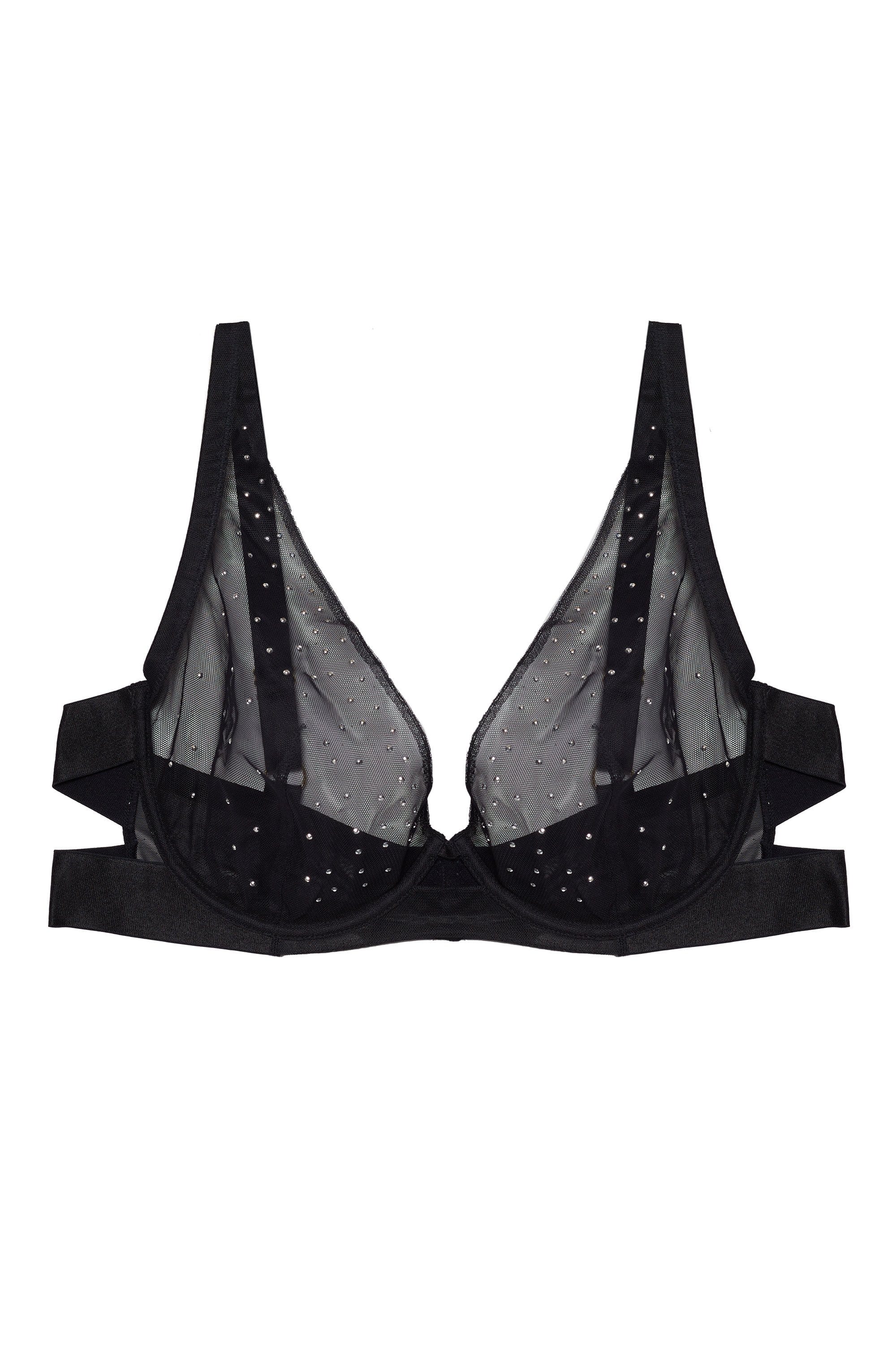Lydia Black Diamante Bra - Image 10