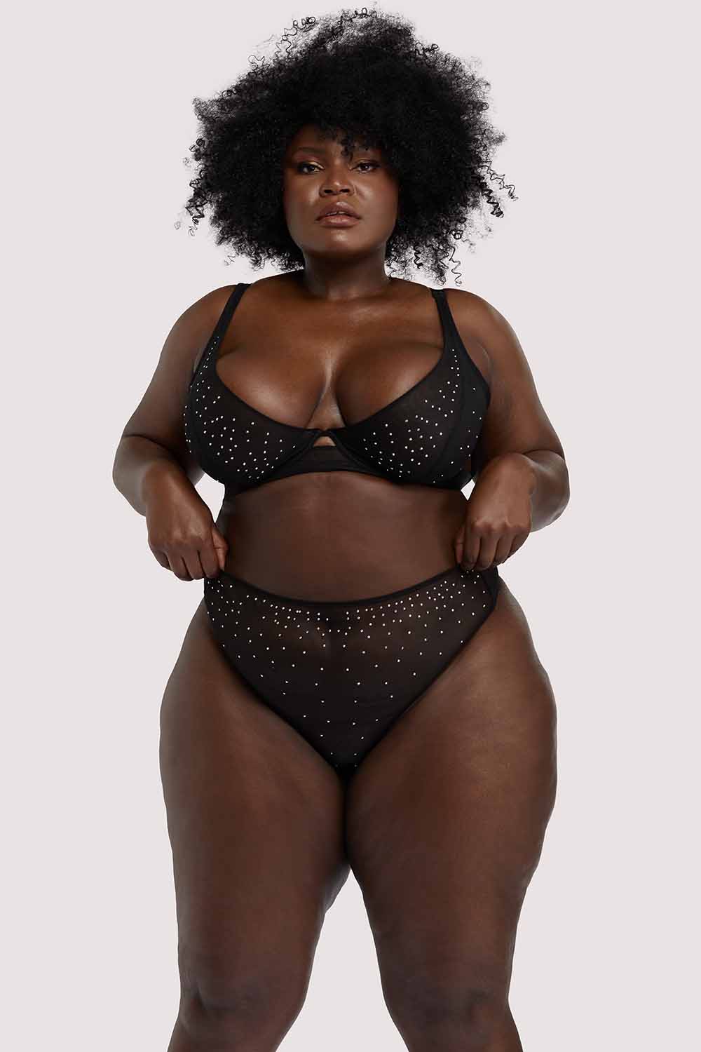 Lydia Black Diamante Bra - Image 7