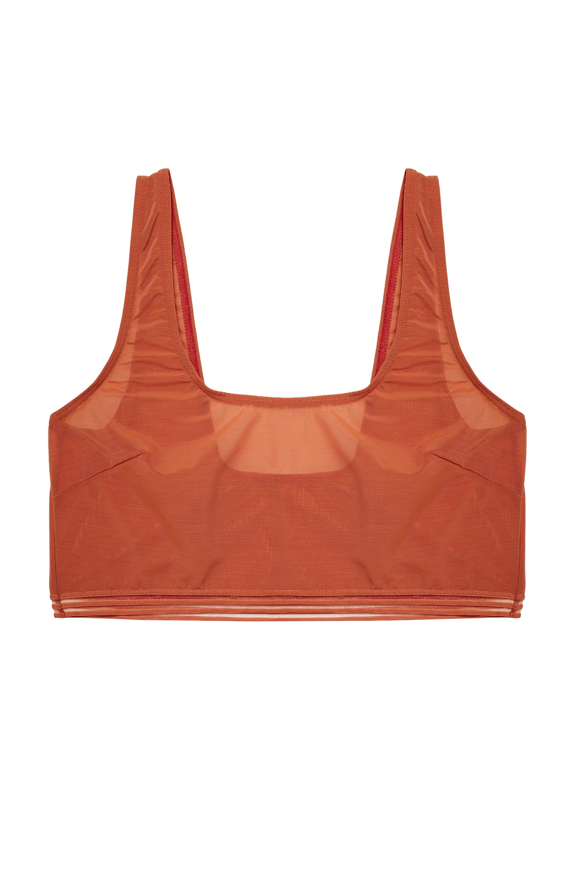 Chelsea Cinnamon Mesh Crop Top - Image 6