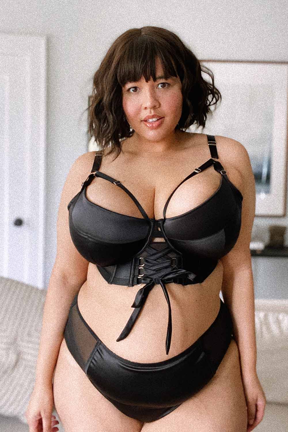Aysha Black High Waisted Brief - Image 2