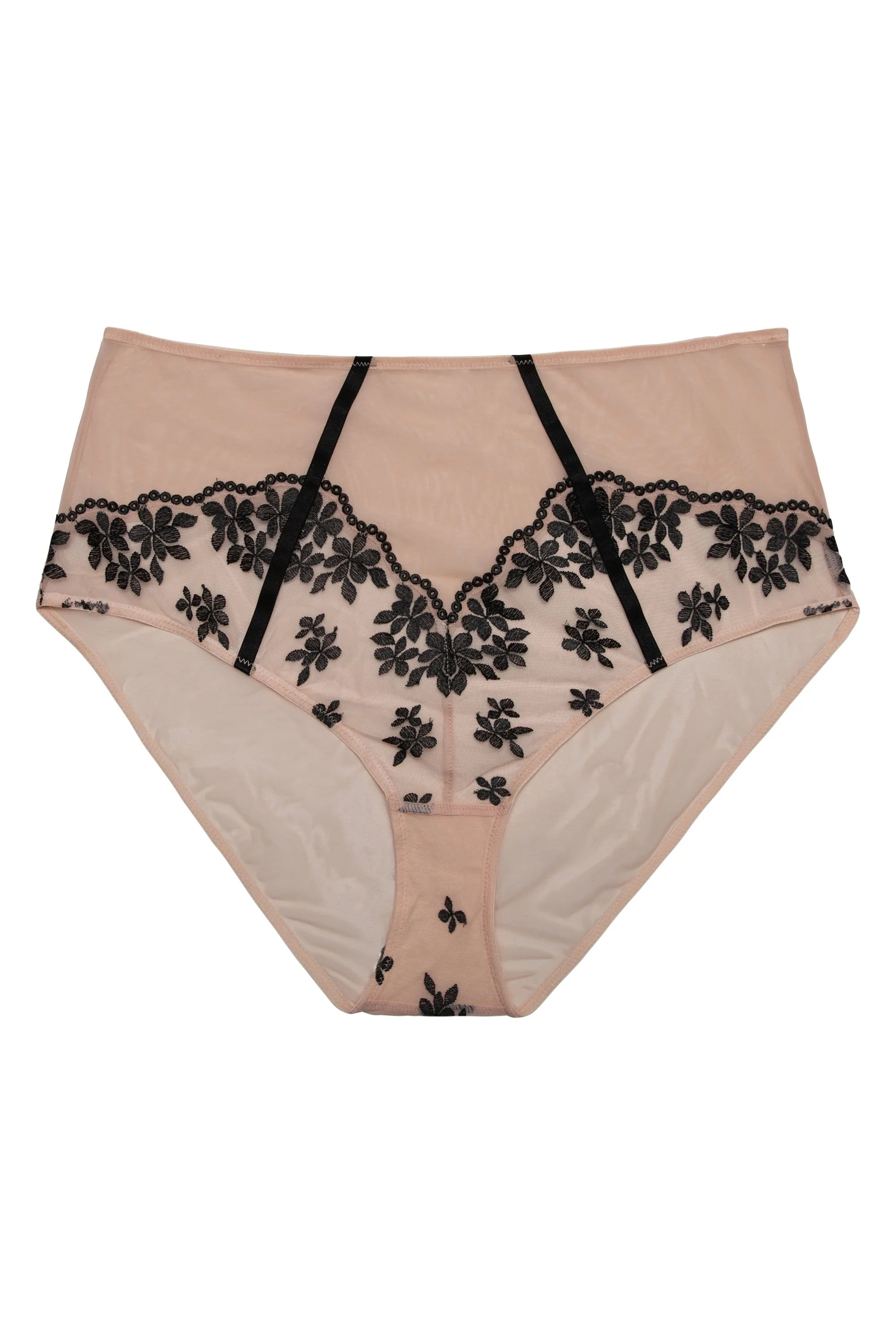 Evie Black & Peach Brief - Image 5