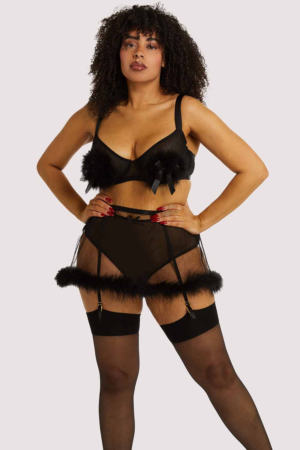 Marina Black High Waisted Brief - Image 5