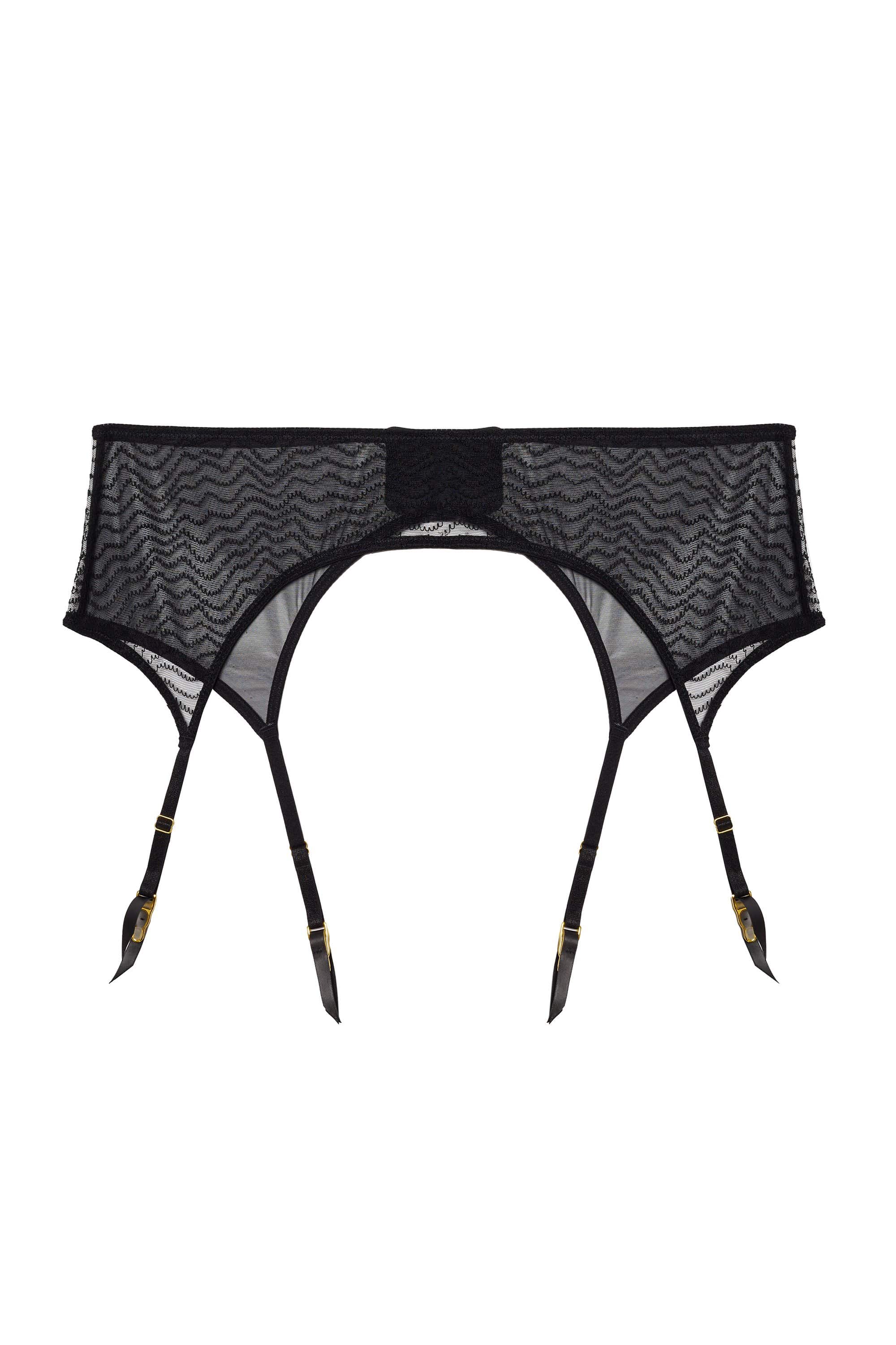 Brianna Black Mesh Suspender - Image 6