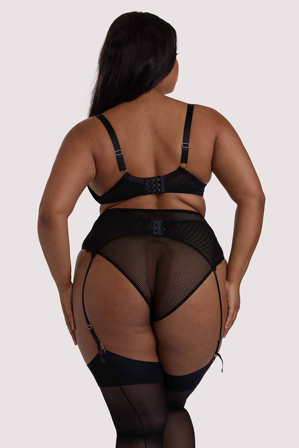 Khloe Black Floral Suspender - Image 3