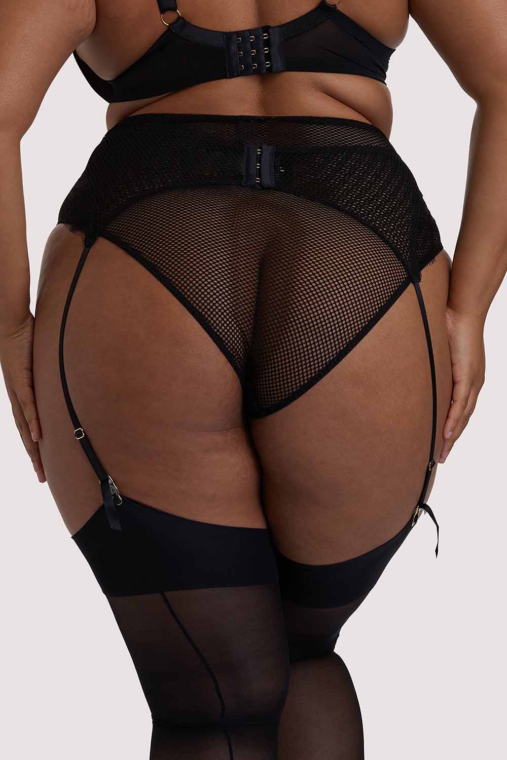 Khloe Black Floral Suspender - Image 5