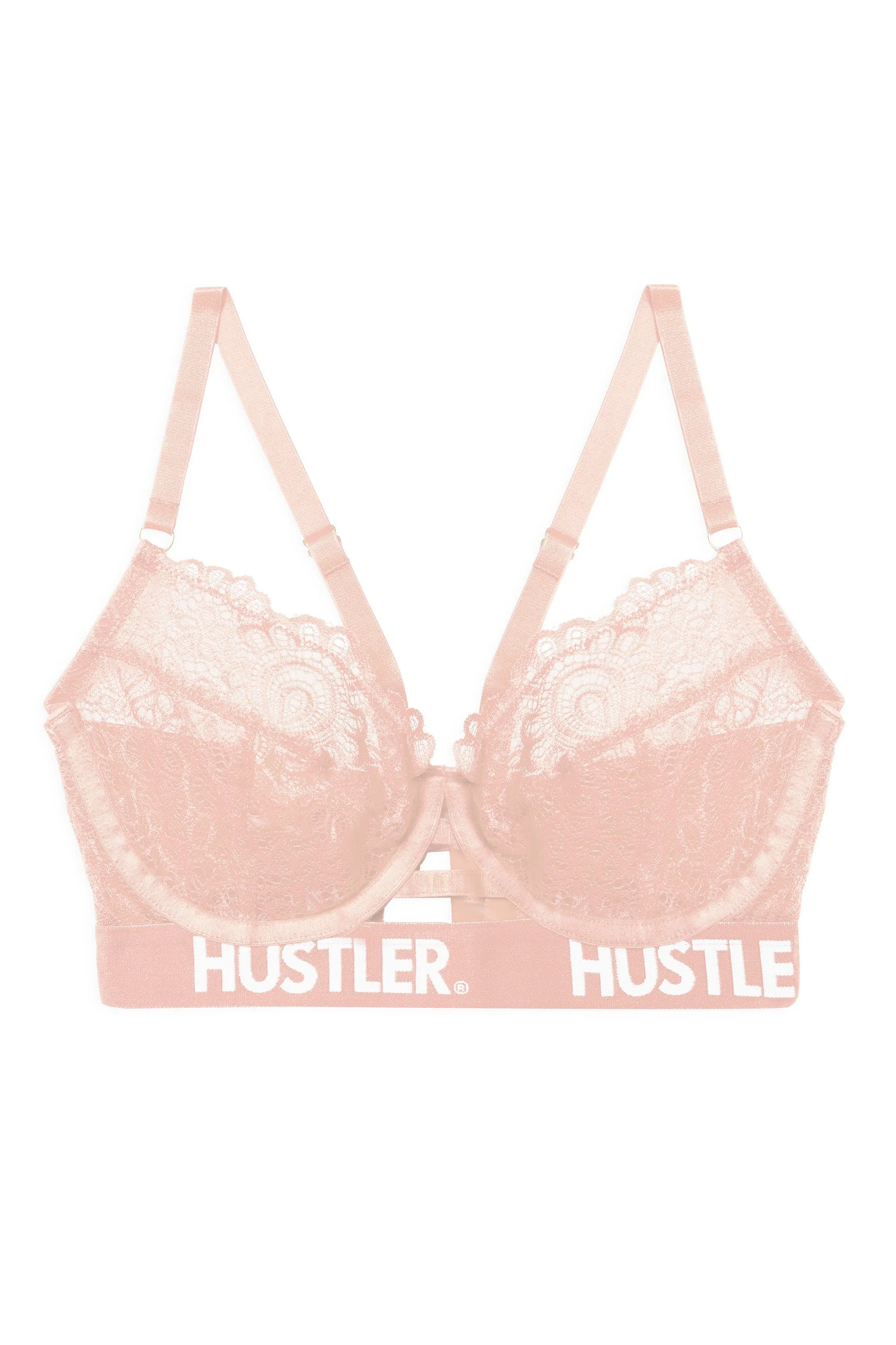 Branded Lace Baby Pink Bra - Image 11