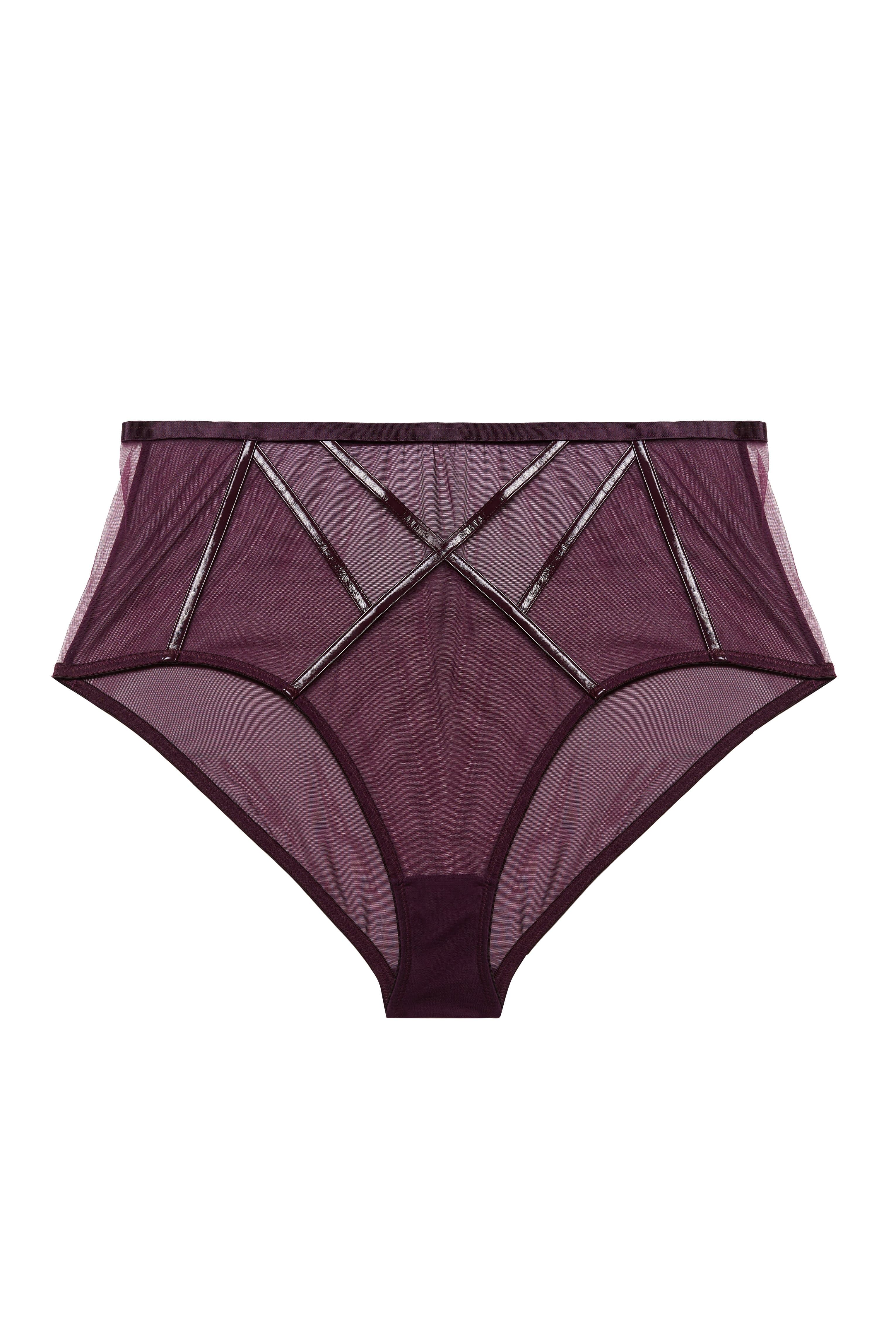 Kelly Wine PVC Curve Brief - Image 2