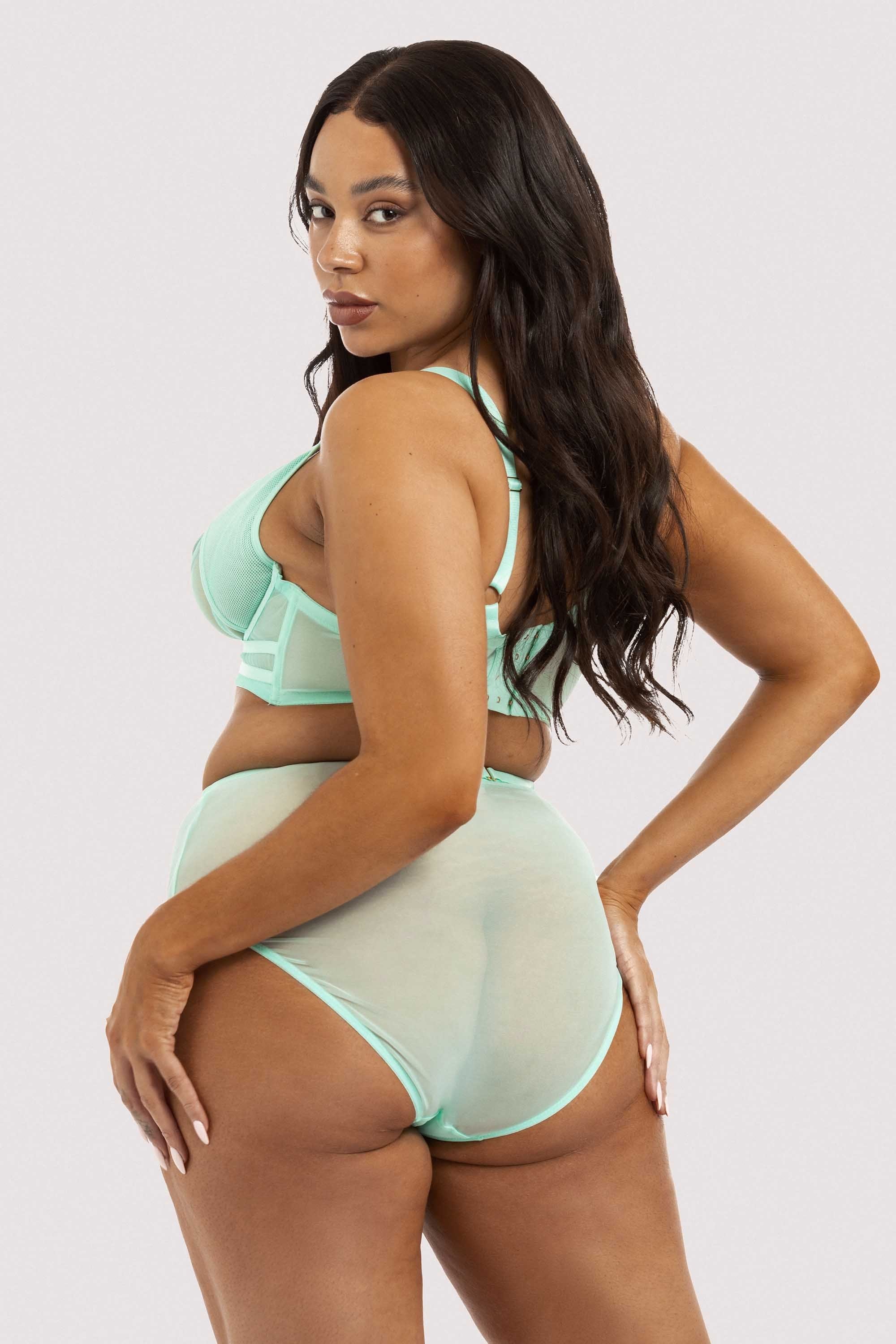 Eddie Aqua Crossover Wrap Brief - Image 10