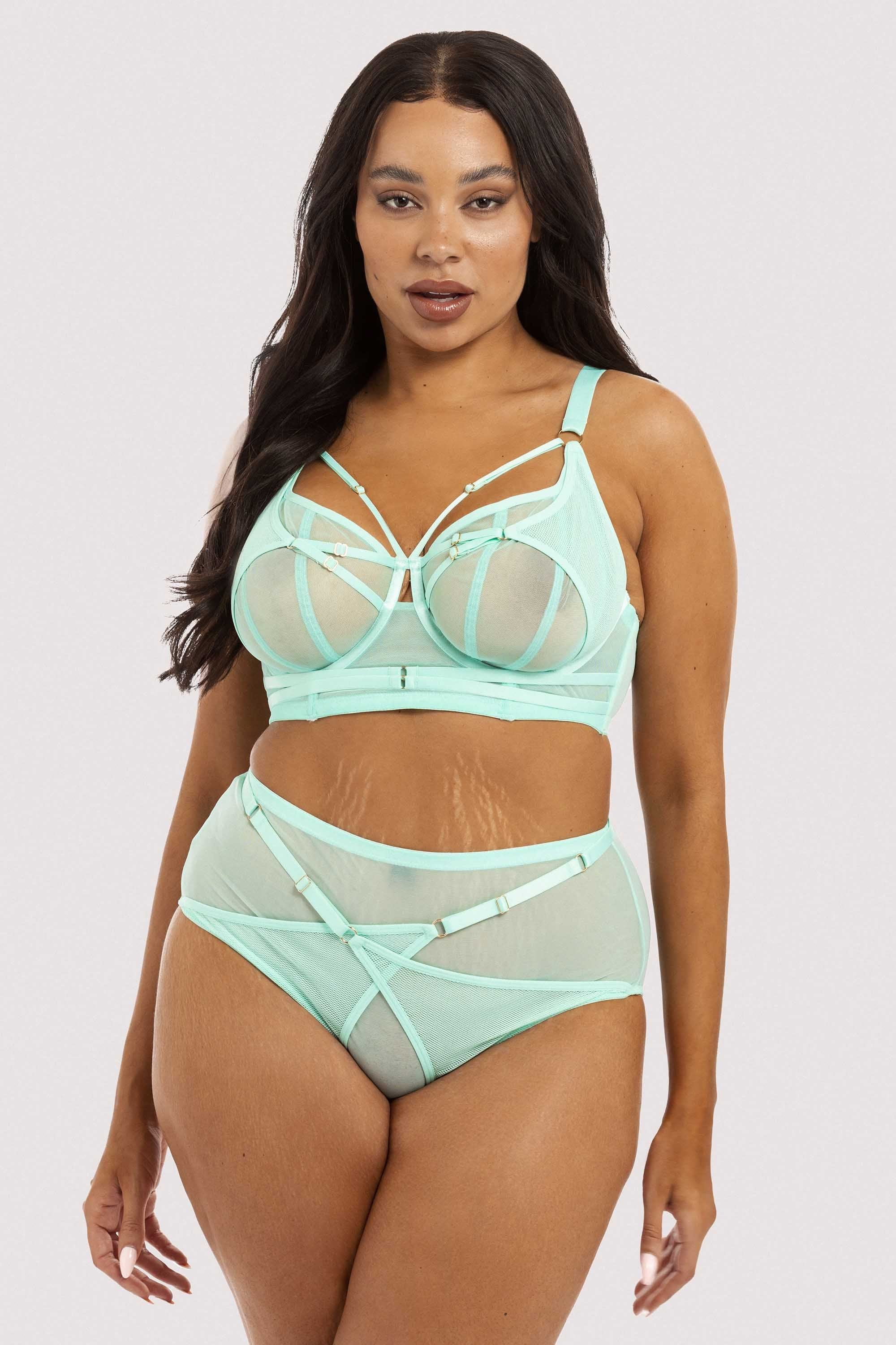 Eddie Aqua Crossover Wrap Brief - Image 7