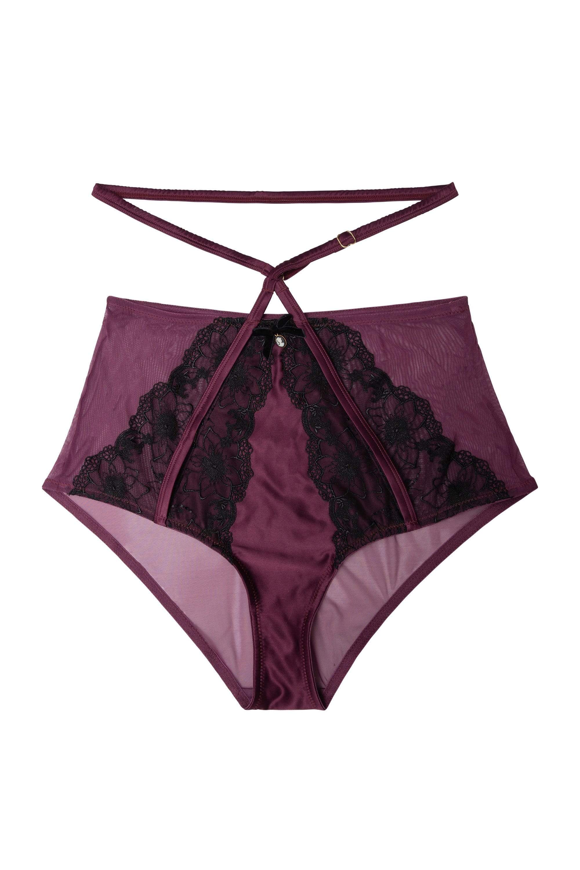 Muriel Purple High Waist Brief - Image 2