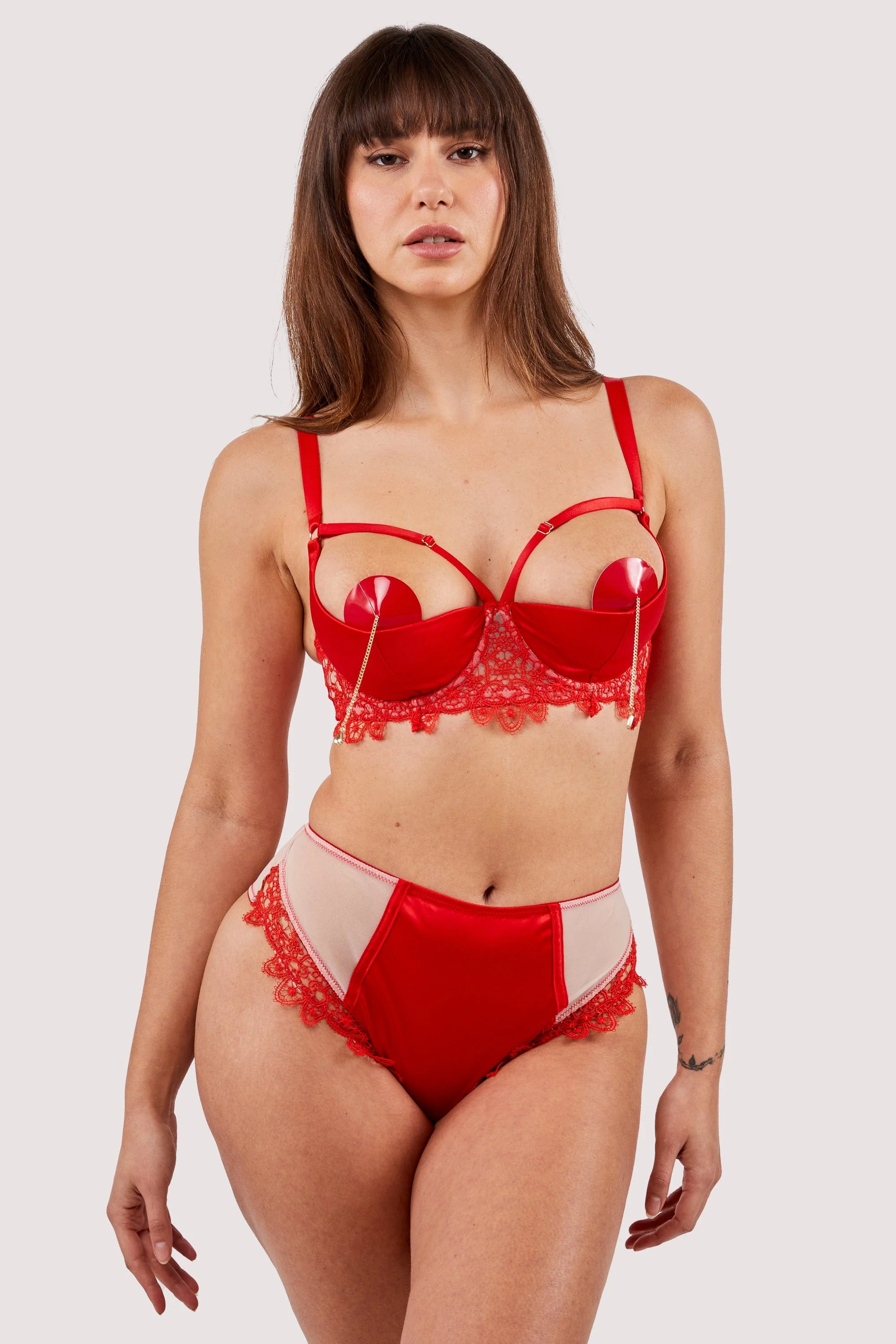 Anaise Red Highwaist Brief - Image 6