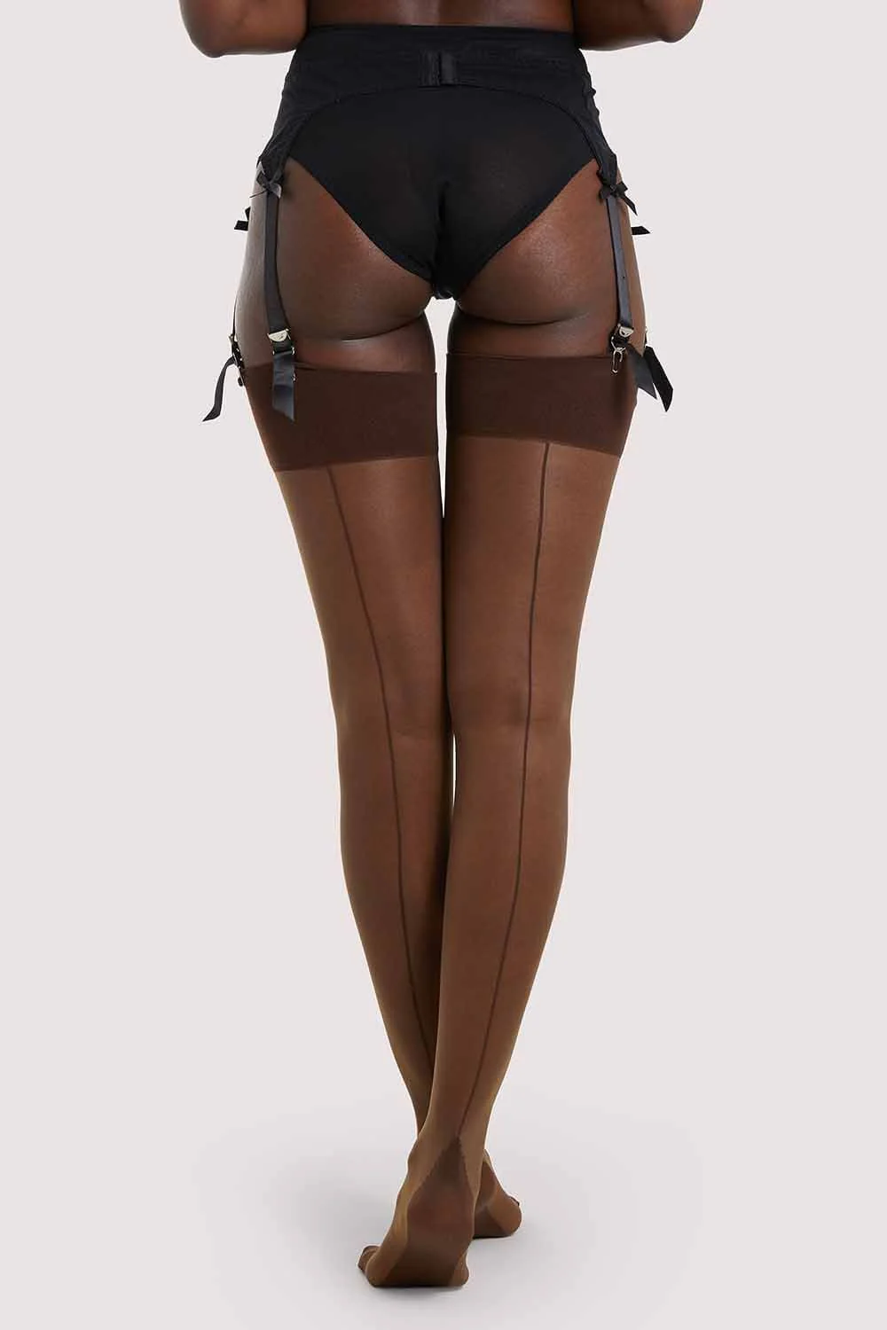 Seamed Stocking Dark Nude US 4 - 18