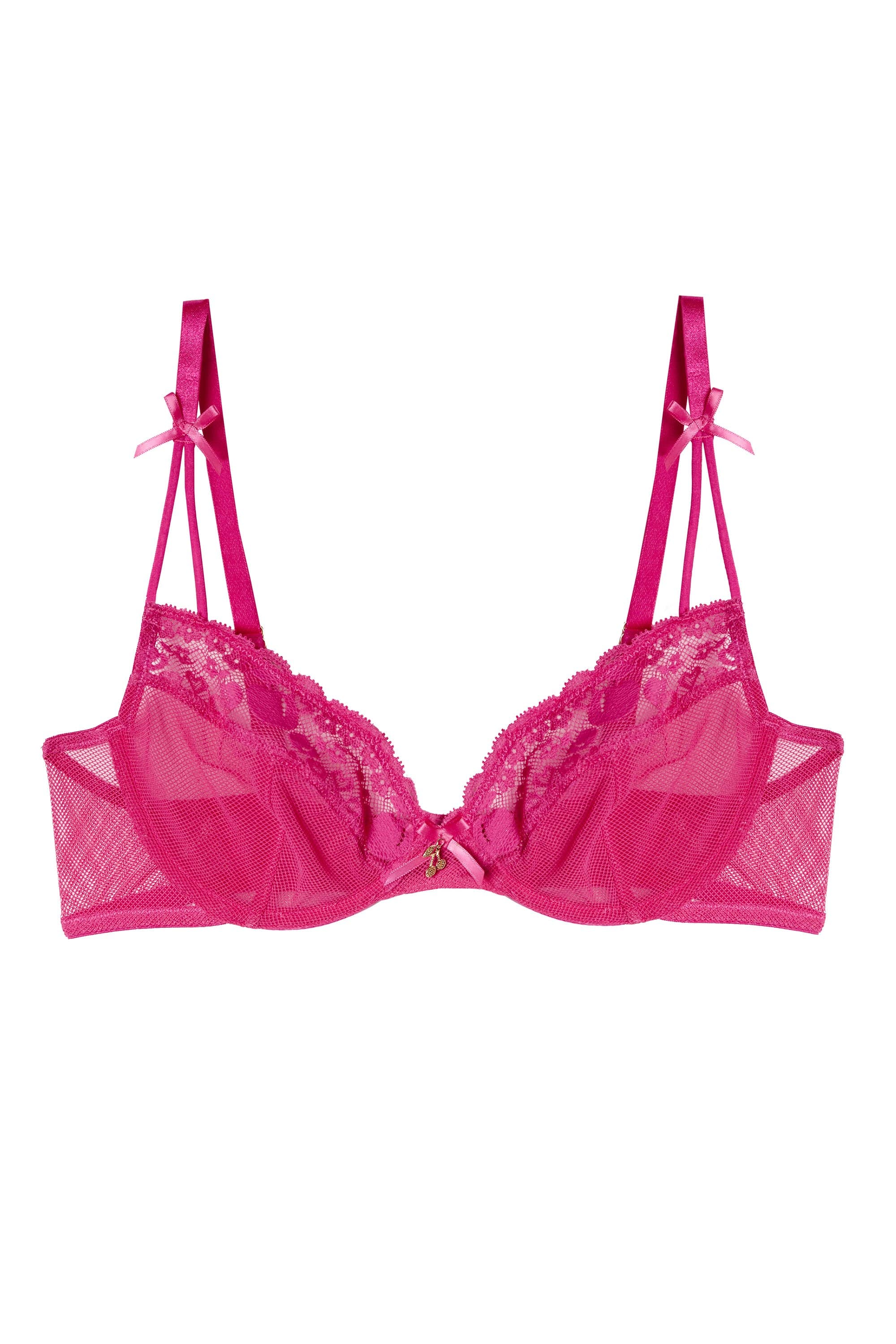 Jordan Hot Pink Cherry Plunge Bra - Image 13