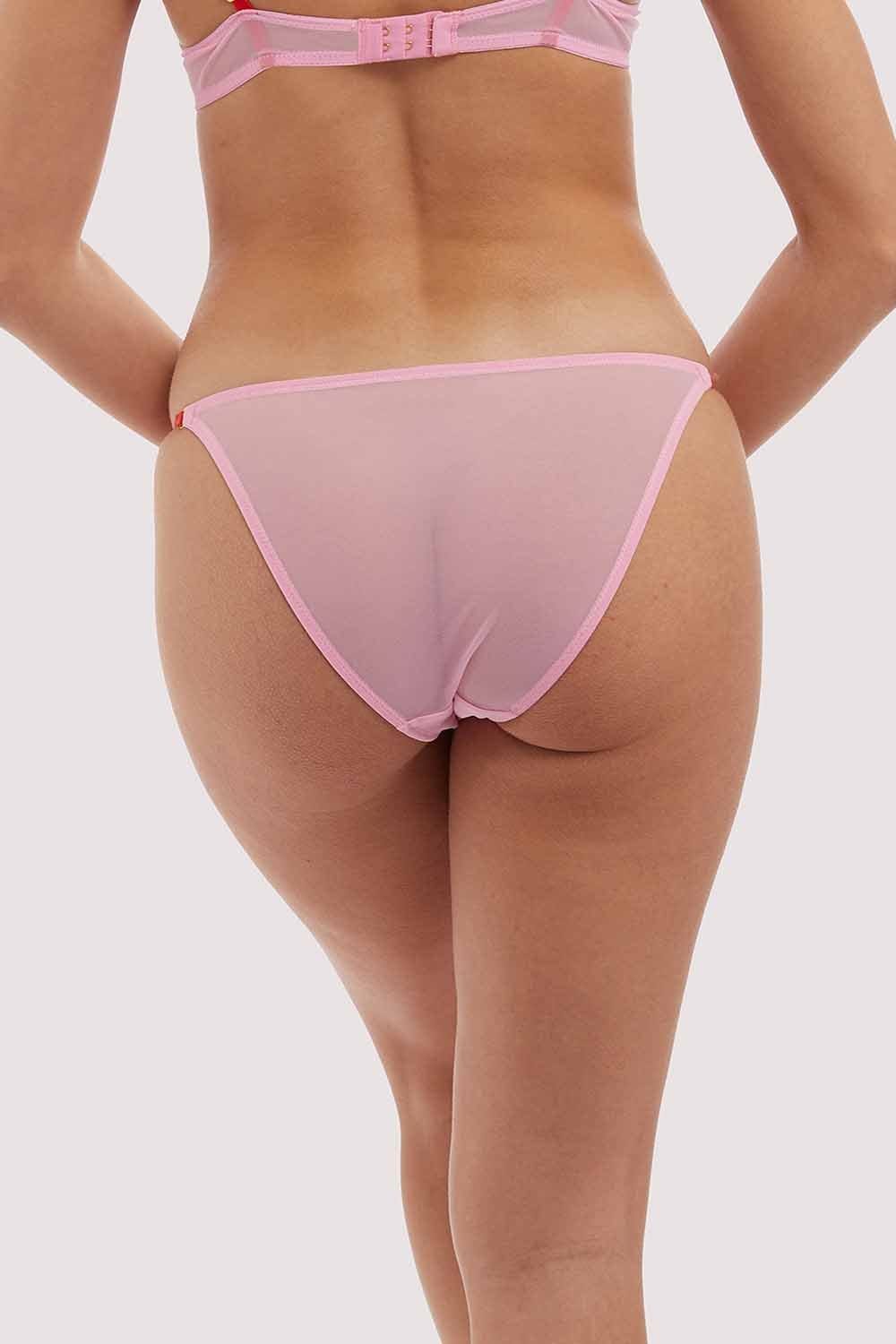Charli Pink Embroidered Balcony Brief - Image 2