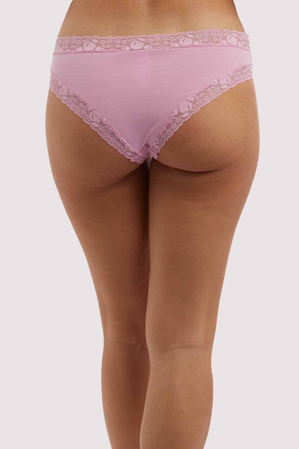 Love Yourself Pink Embroidered Brief - Image 4