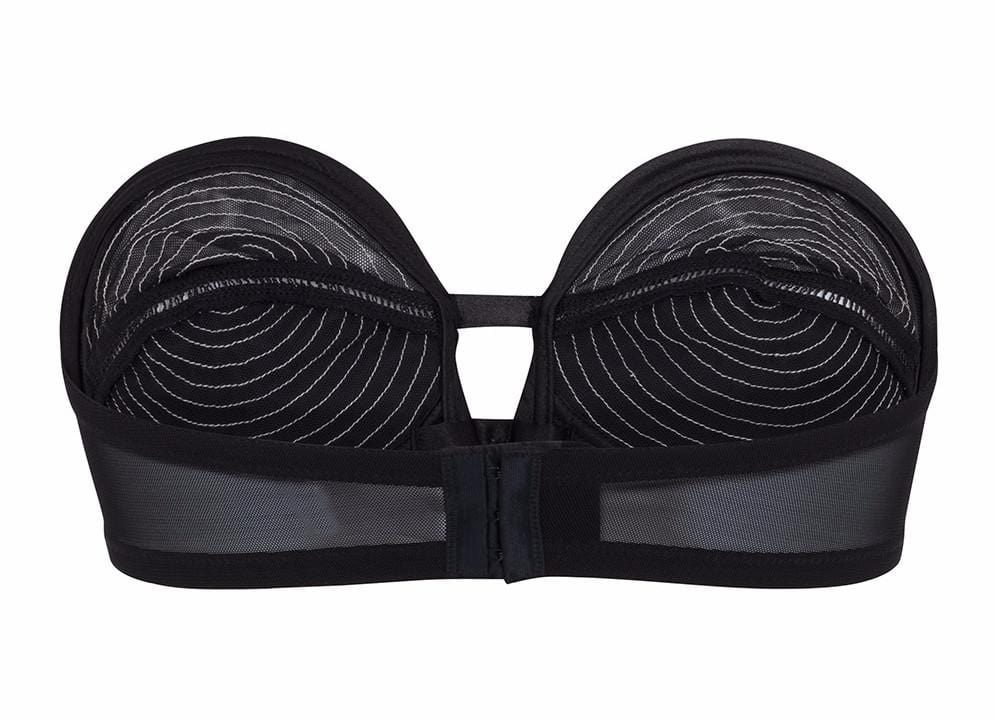 Black/Peach Overwire Bra - Image 4
