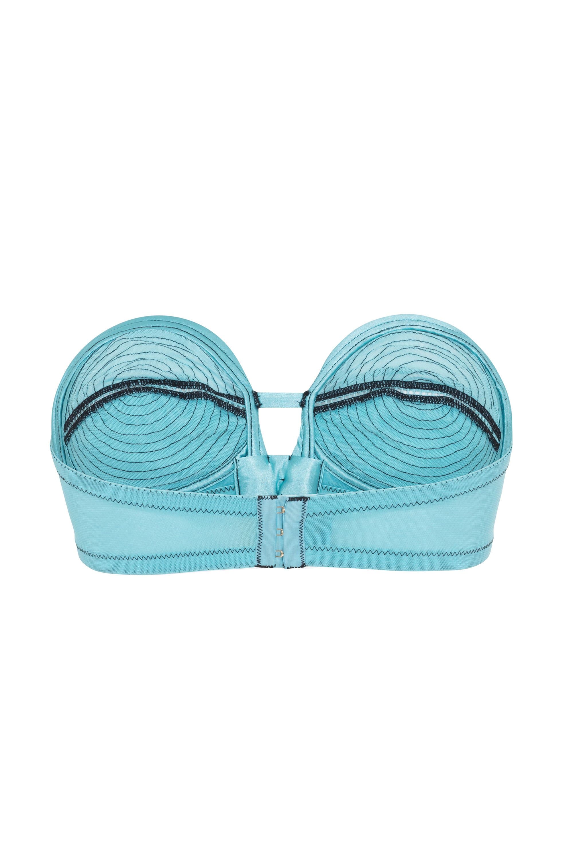 Teal/Black Overwire Bra - Image 4