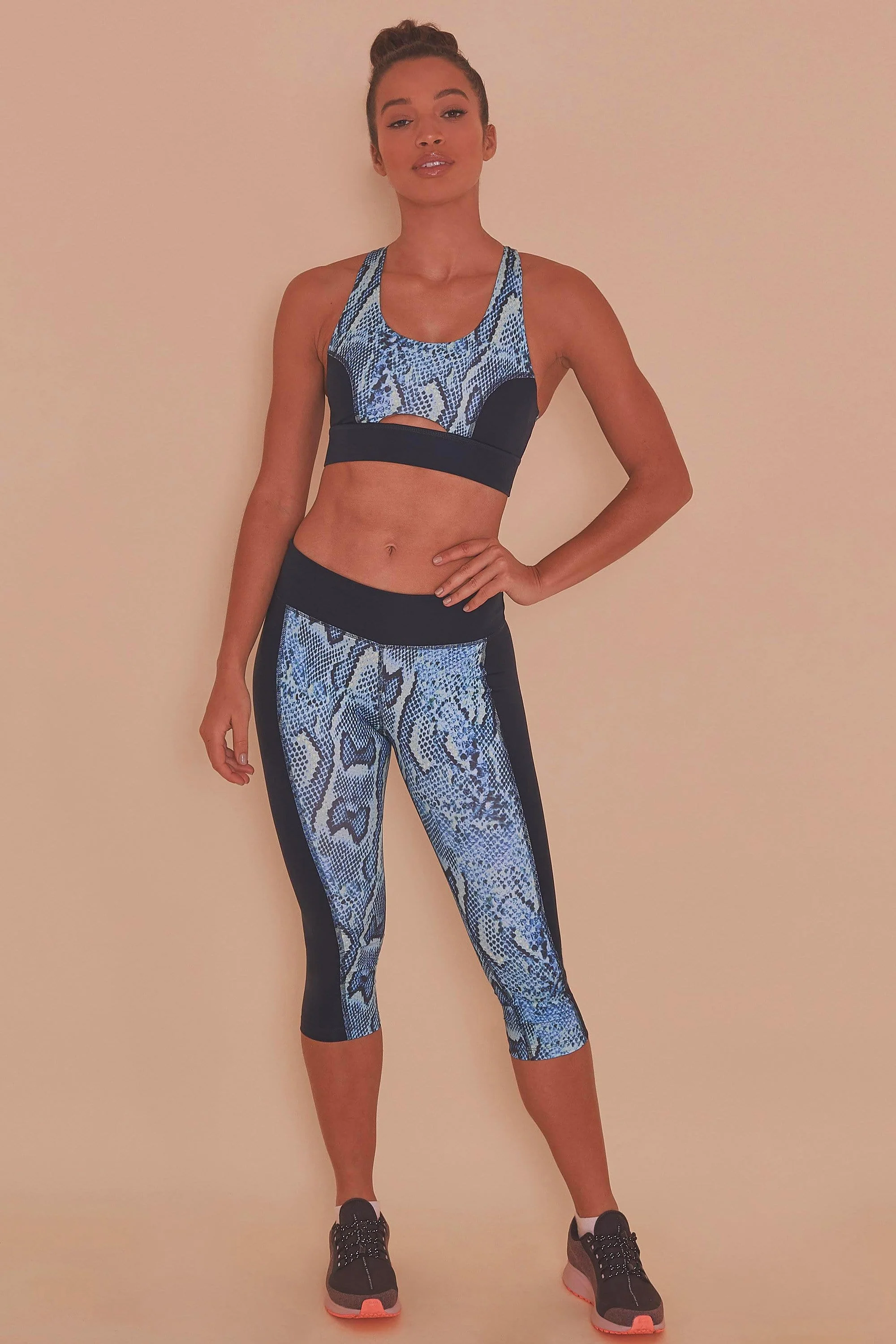Printed Crop Leggings Snake - Image 3