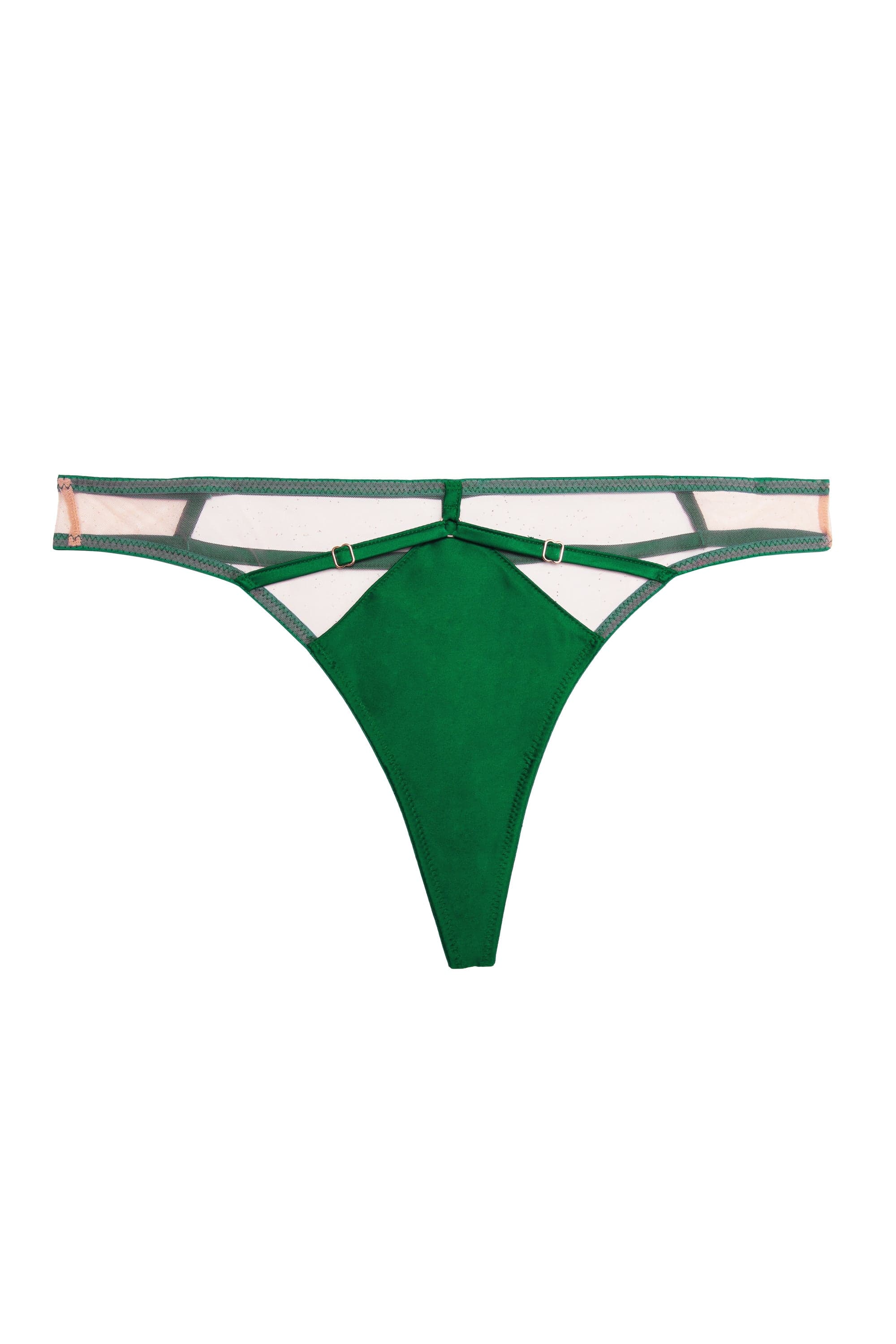 Ramona Green Mesh Thong - Image 4