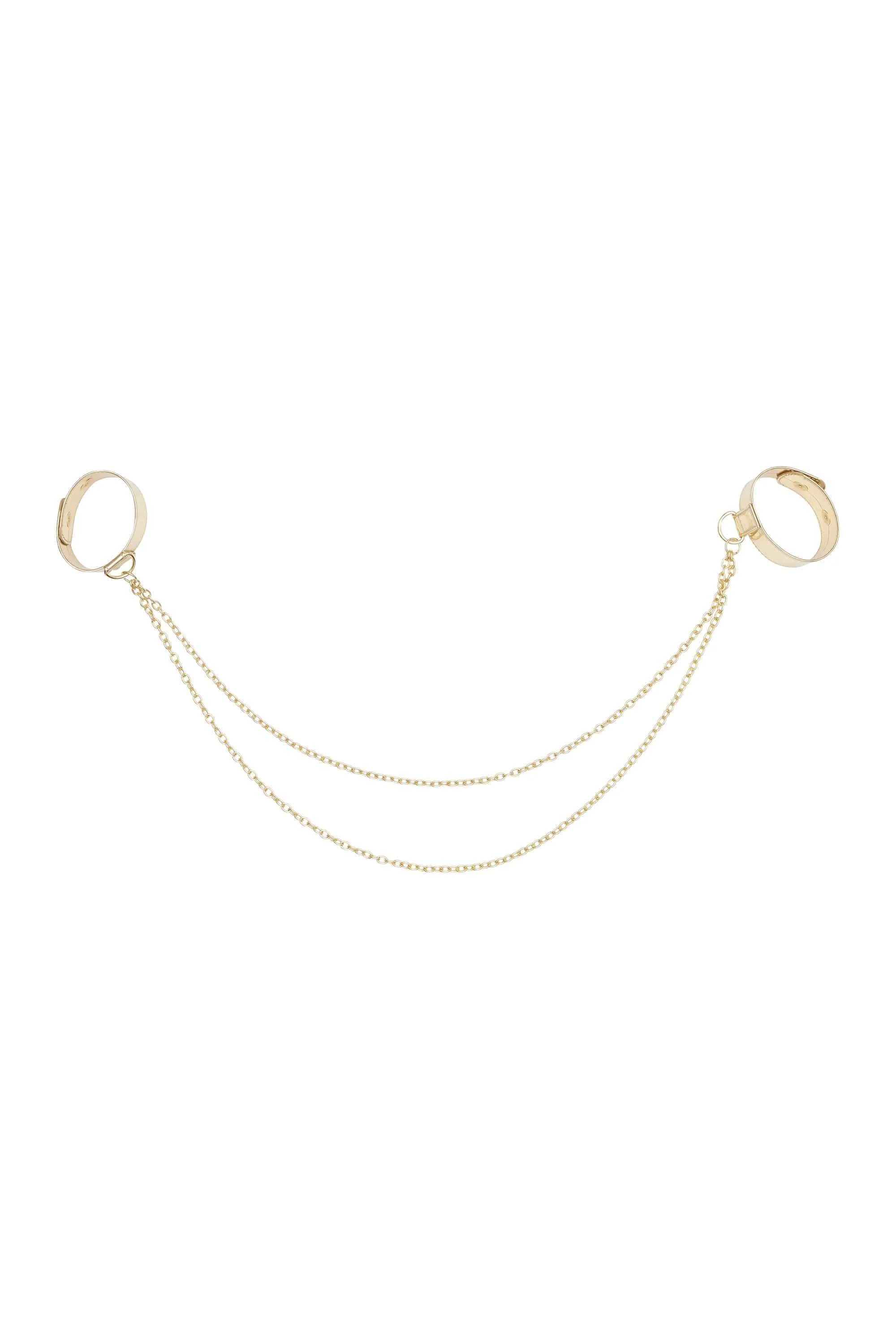 Regalia Chain Detail Cuffs Gold - Image 3