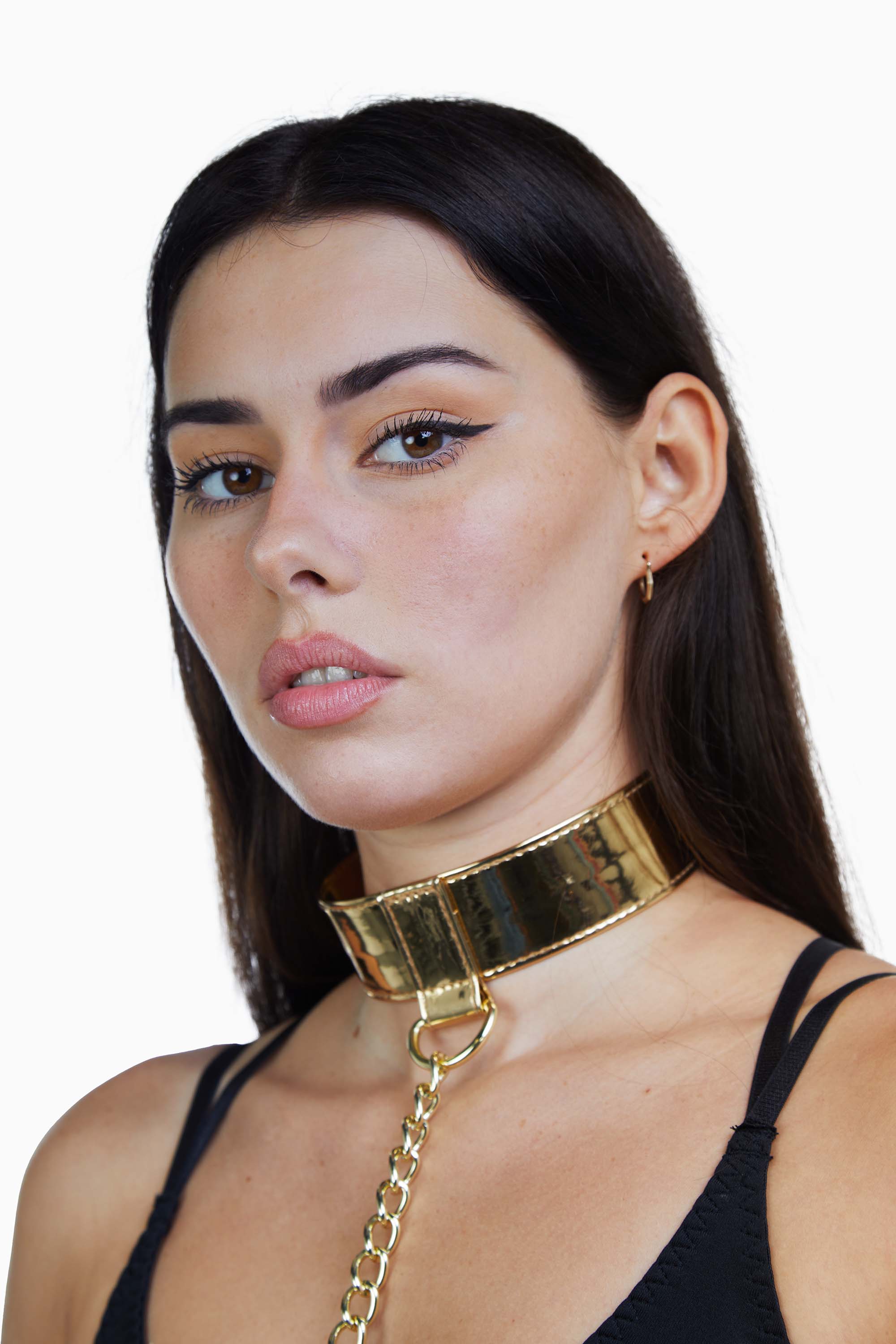 PU Collar With Lead Gold - Image 4