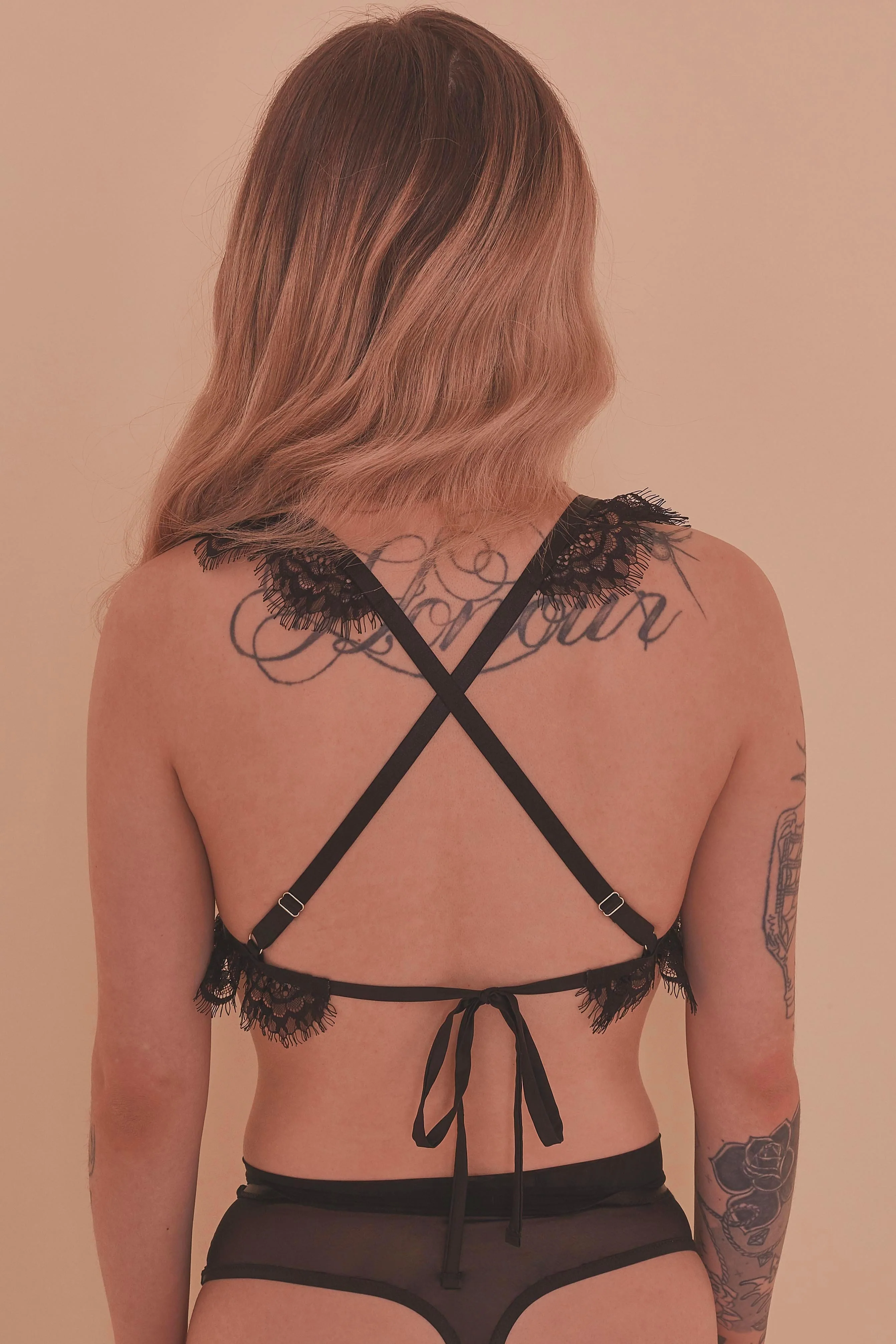 Samantha Eyelash Lace Frame Bra - Image 3