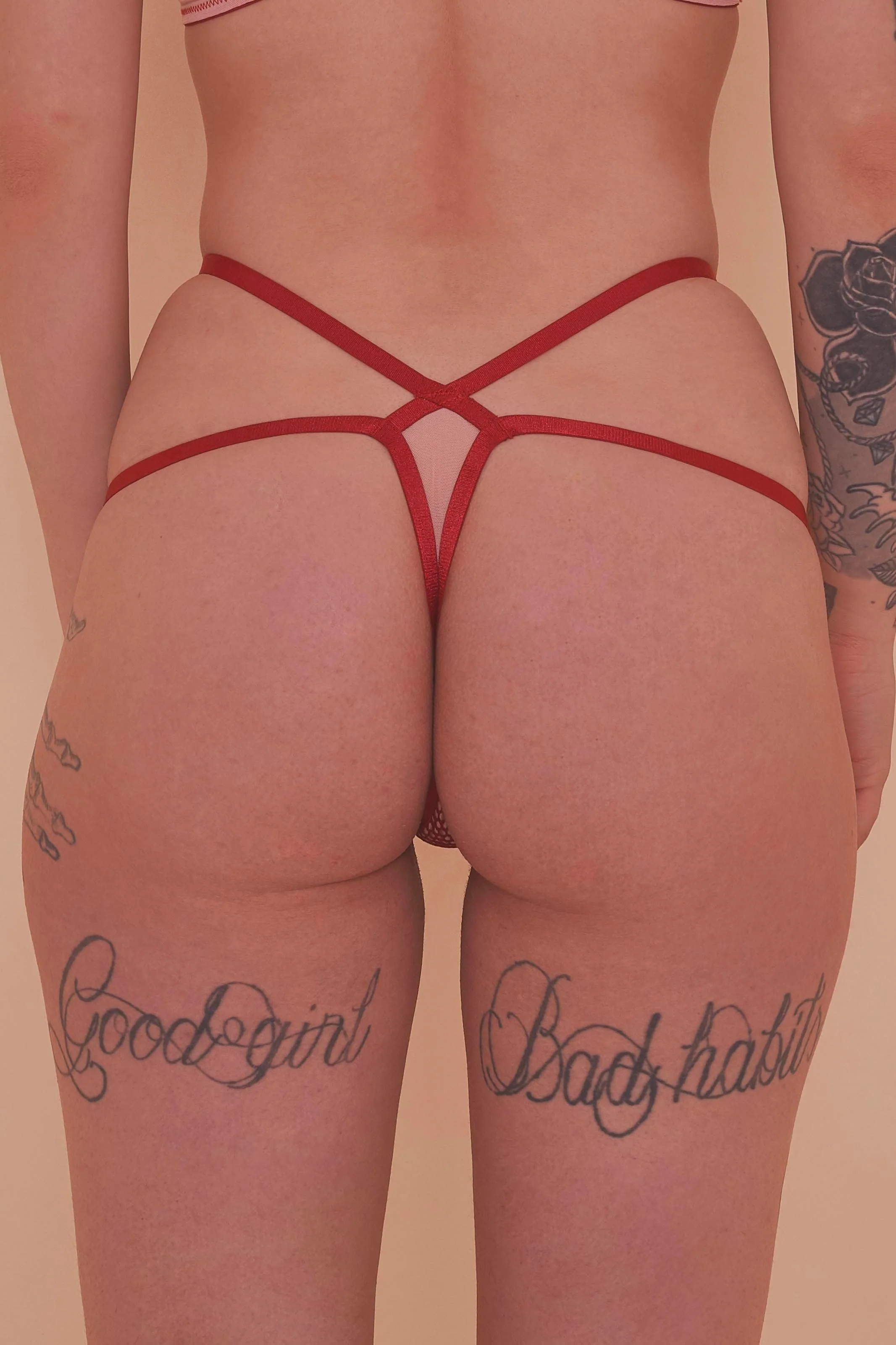 Regalia Skylar Dusty Rose Thong - Image 2