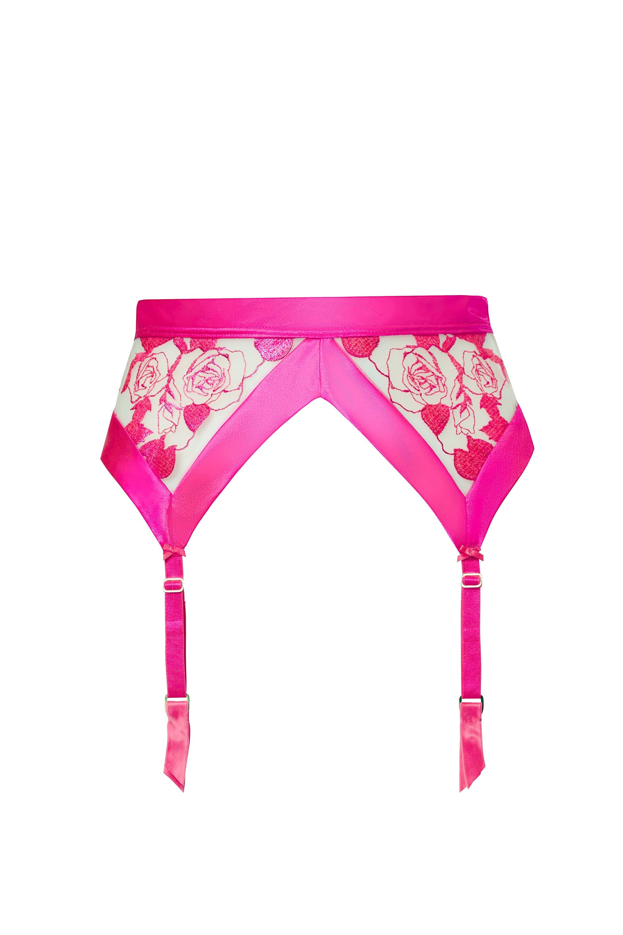 Rosabelle Pink Floral Suspender - Image 3