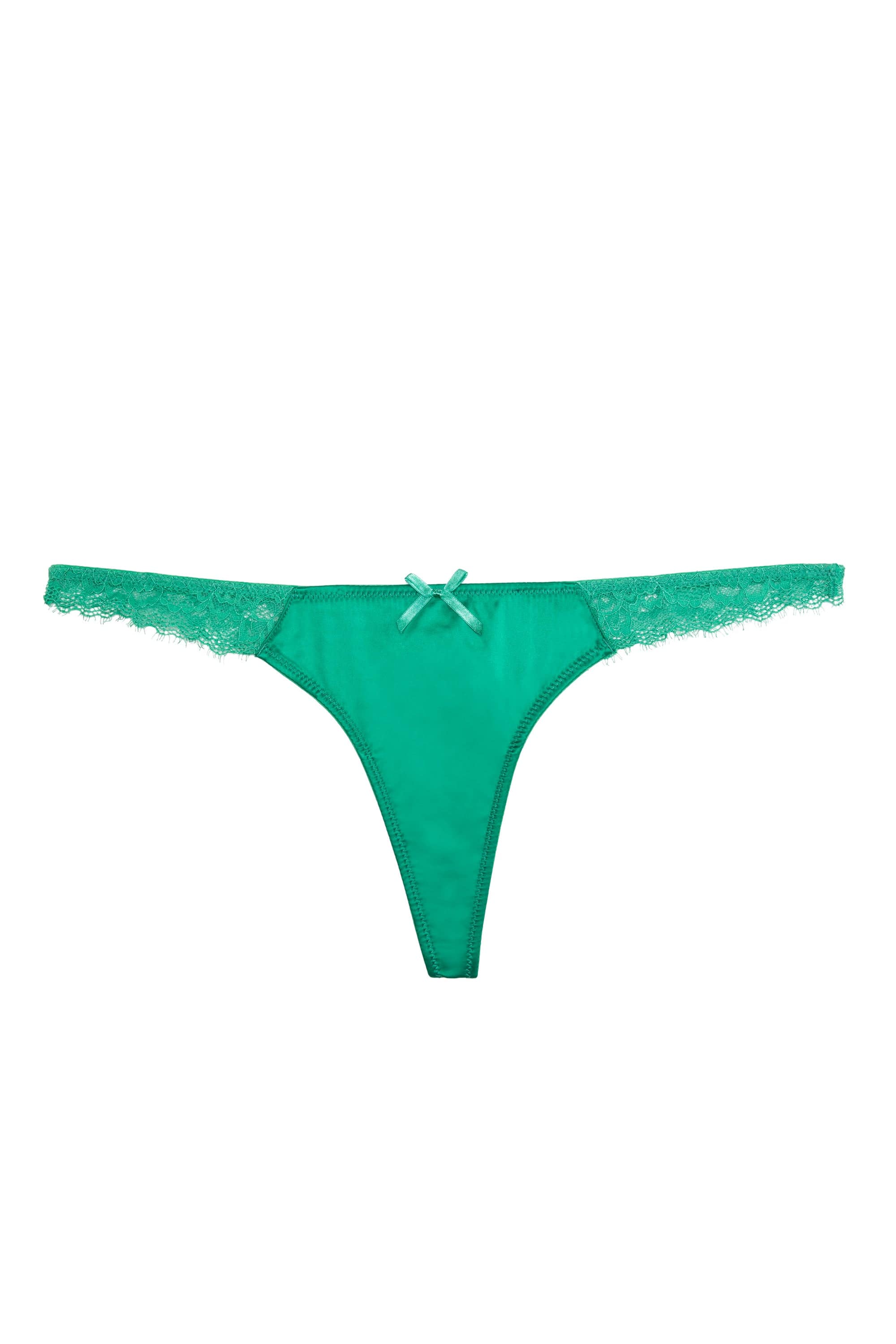 Rosalyn Green Lace Thong - Image 4