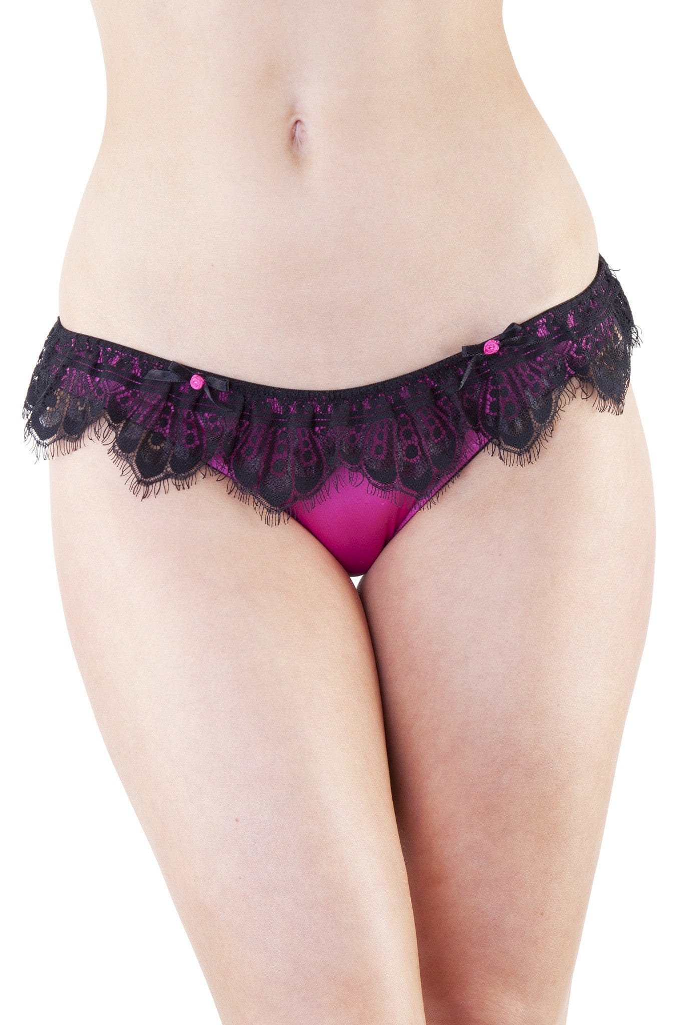 Rosie Black/Fuchsia Brief