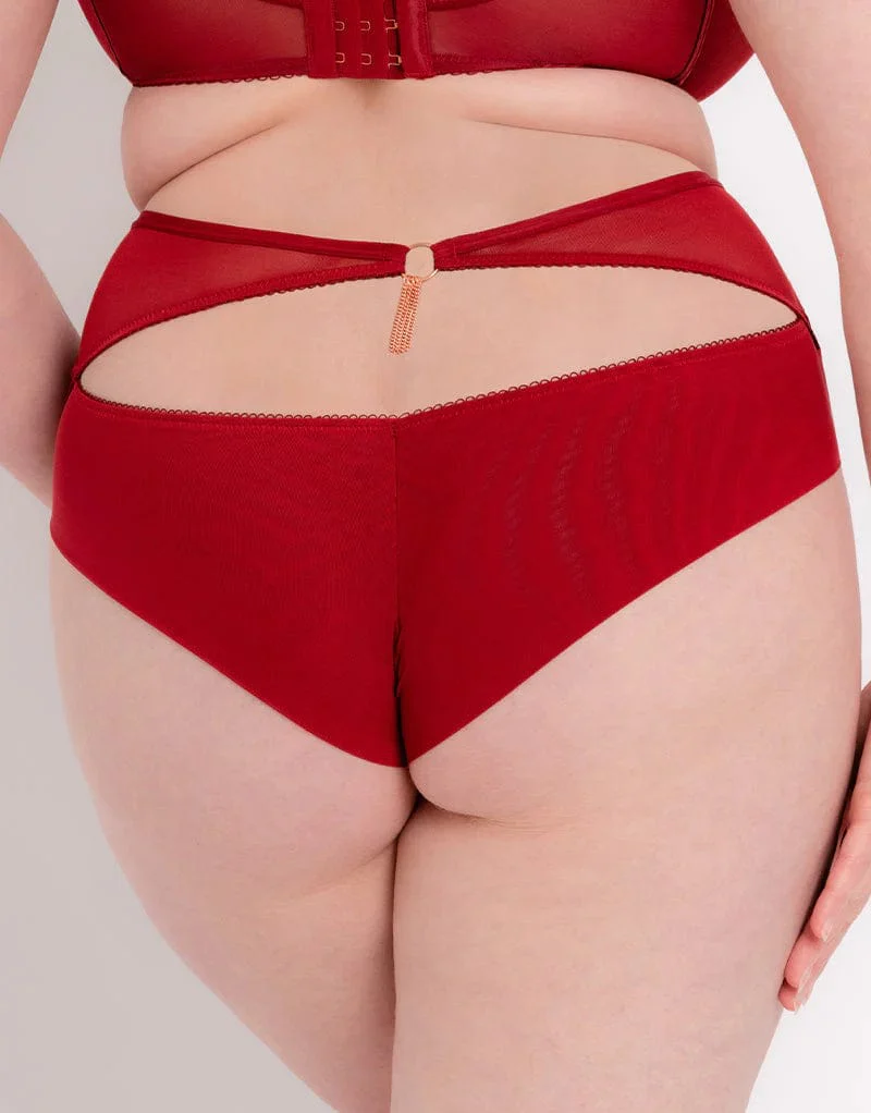 Scantilly Deep Red Unchained High Waist Brief - Image 2