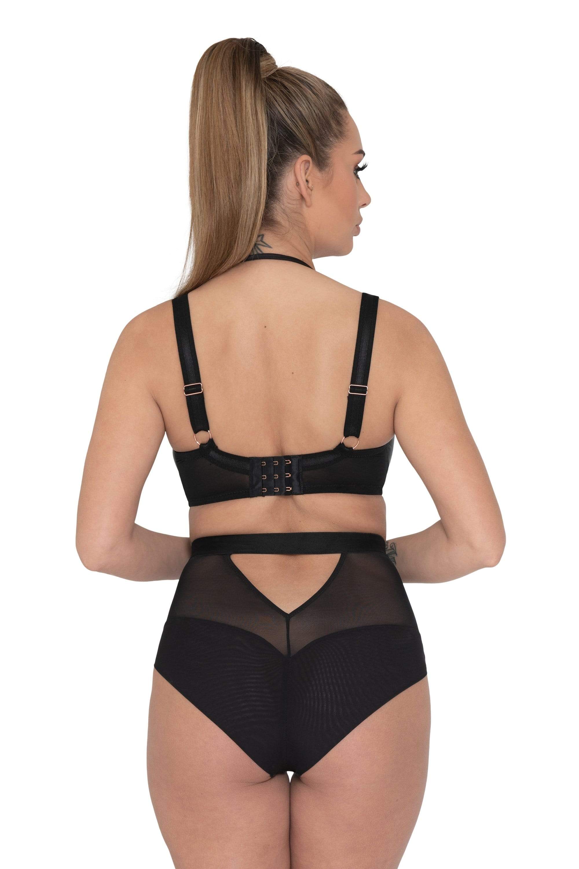 Harnessed High Waist Brief Black - Image 5